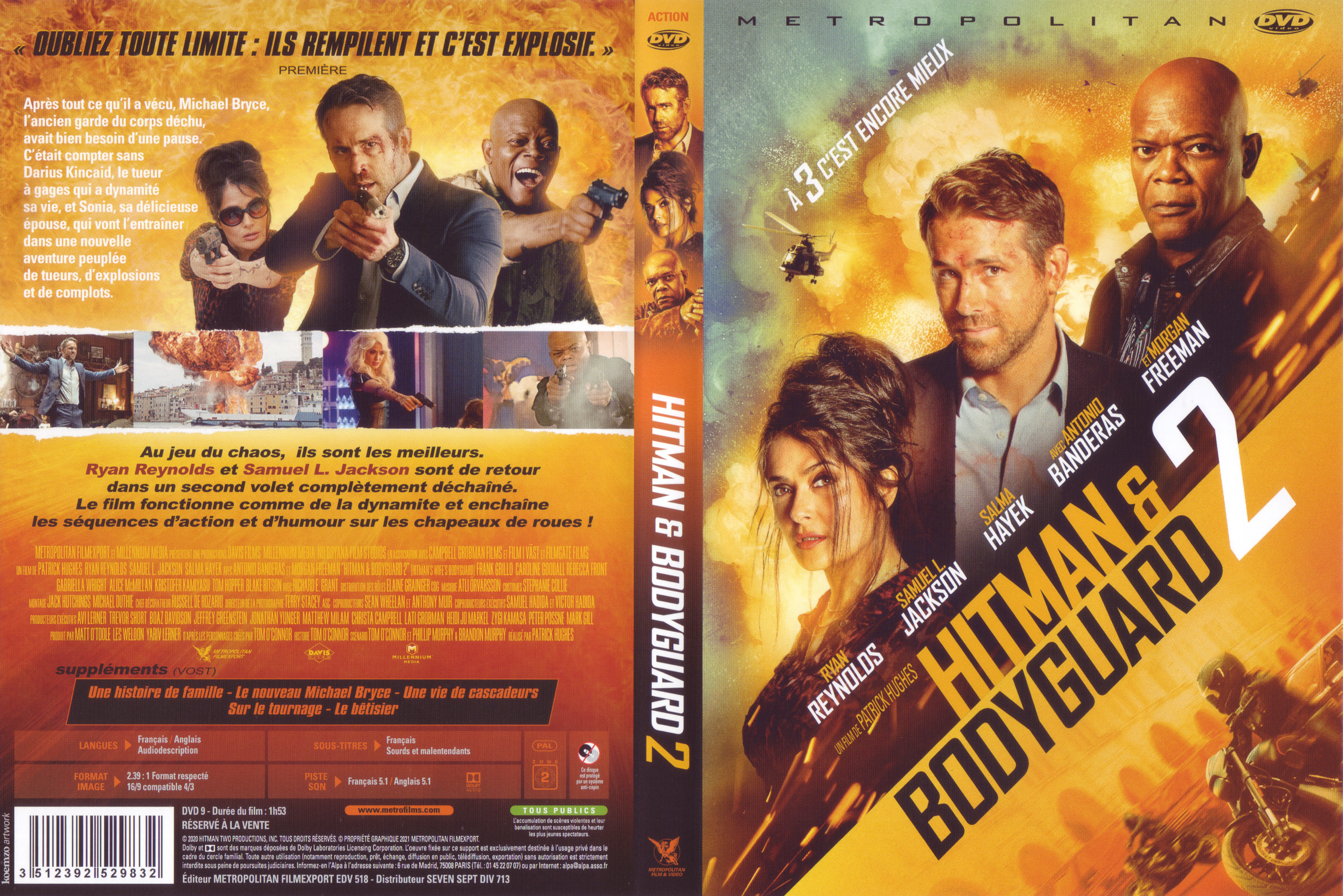 Jaquette DVD Hitman & bodyguard 2