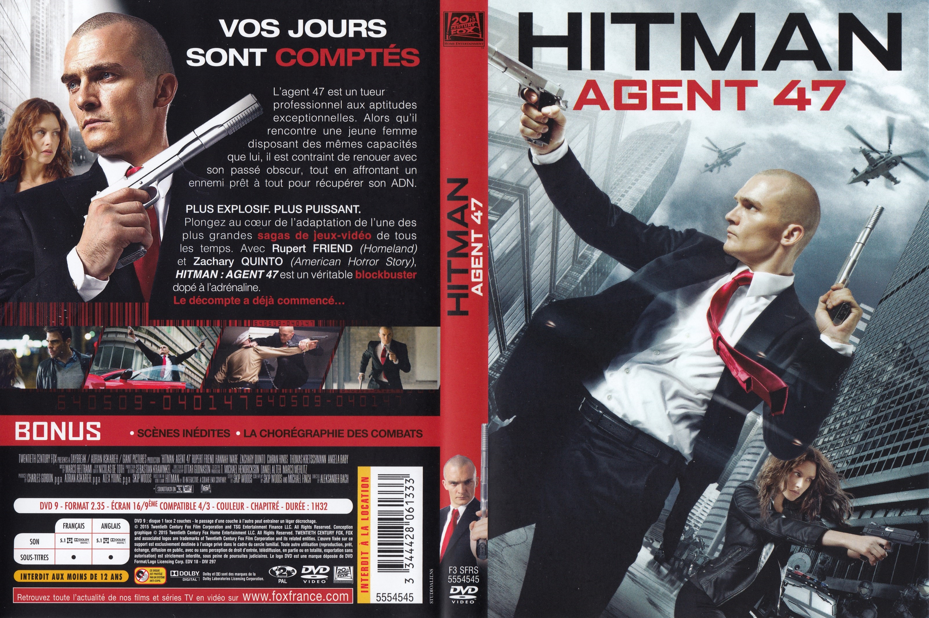 Jaquette DVD Hitman: Agent 47