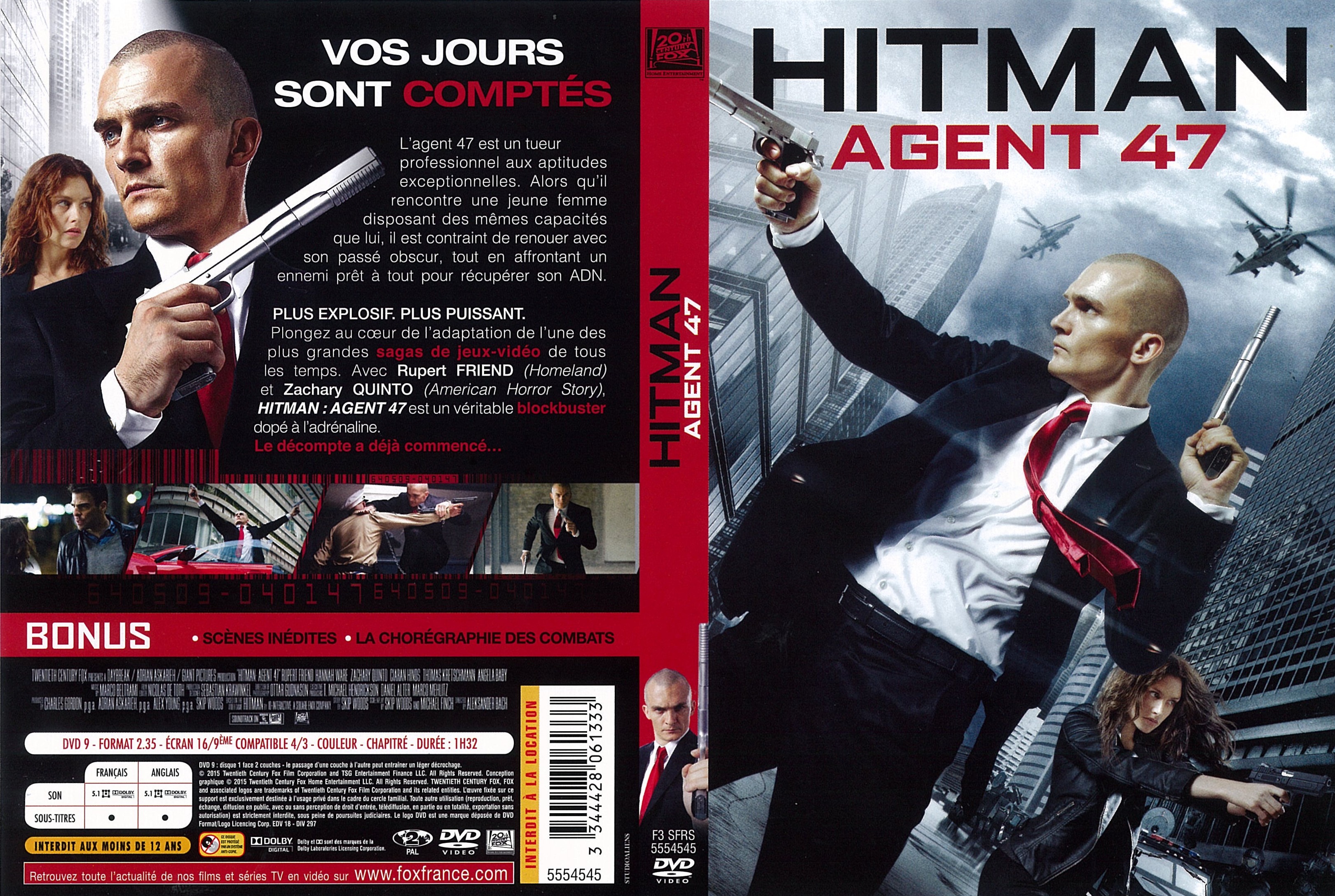 Jaquette DVD Hitman agent 47
