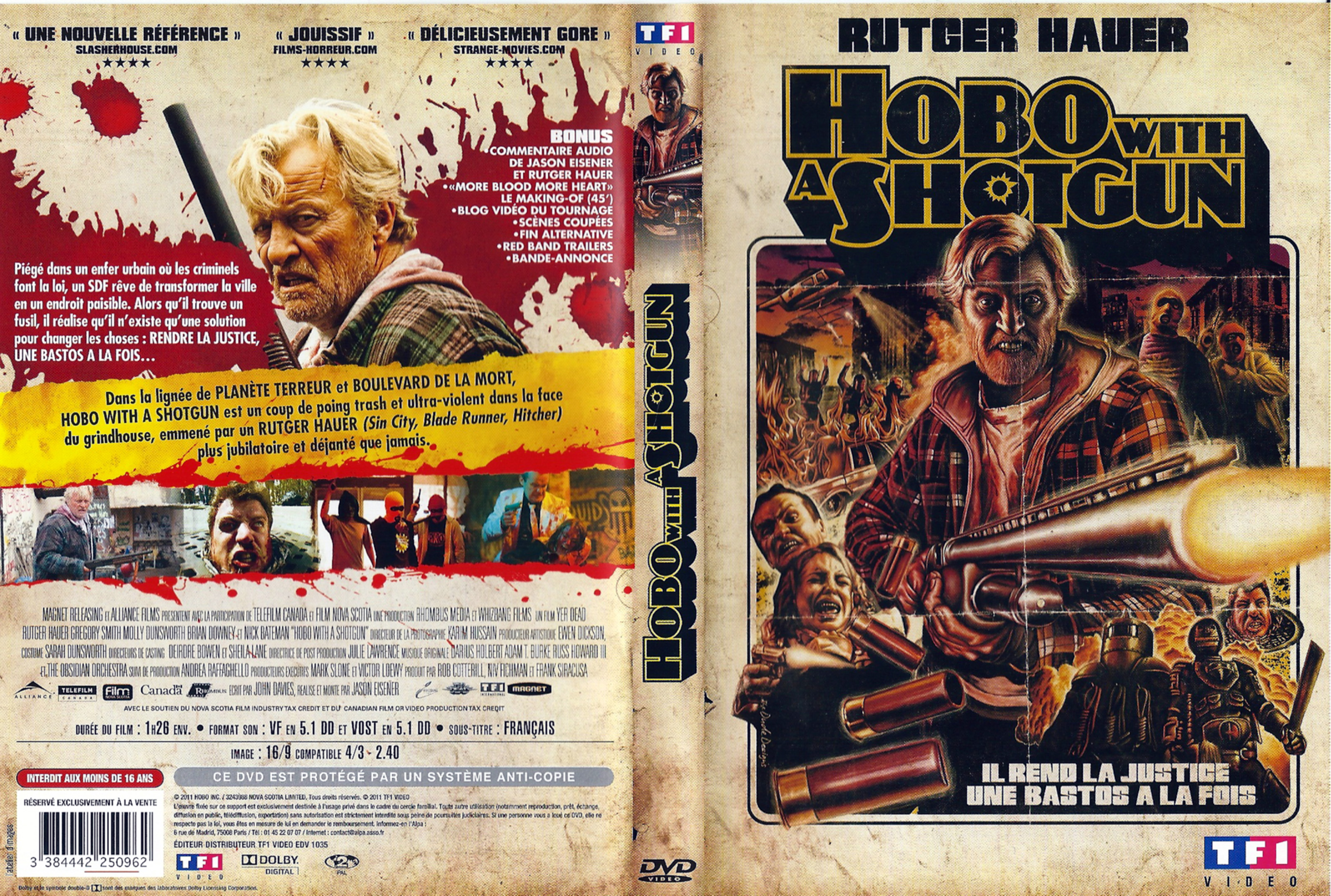 Jaquette DVD Hobo with a shotgun
