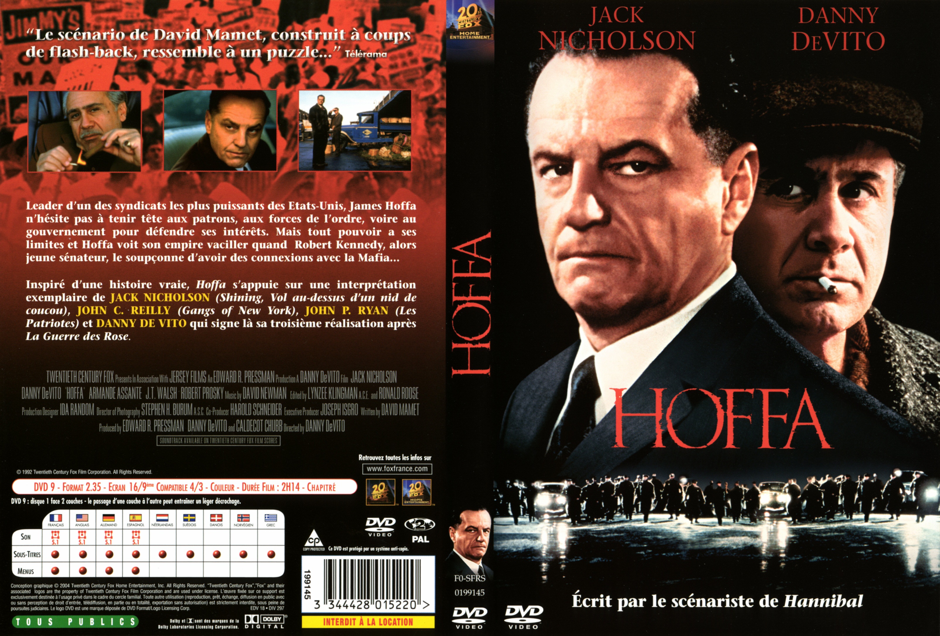 Jaquette DVD Hoffa v2
