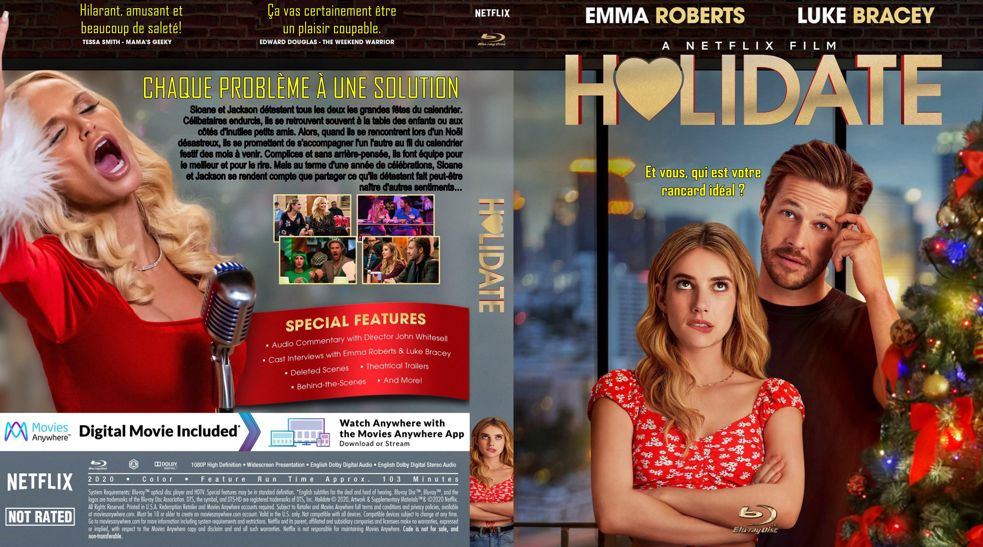 Jaquette DVD Holidate custom (BLU-RAY)