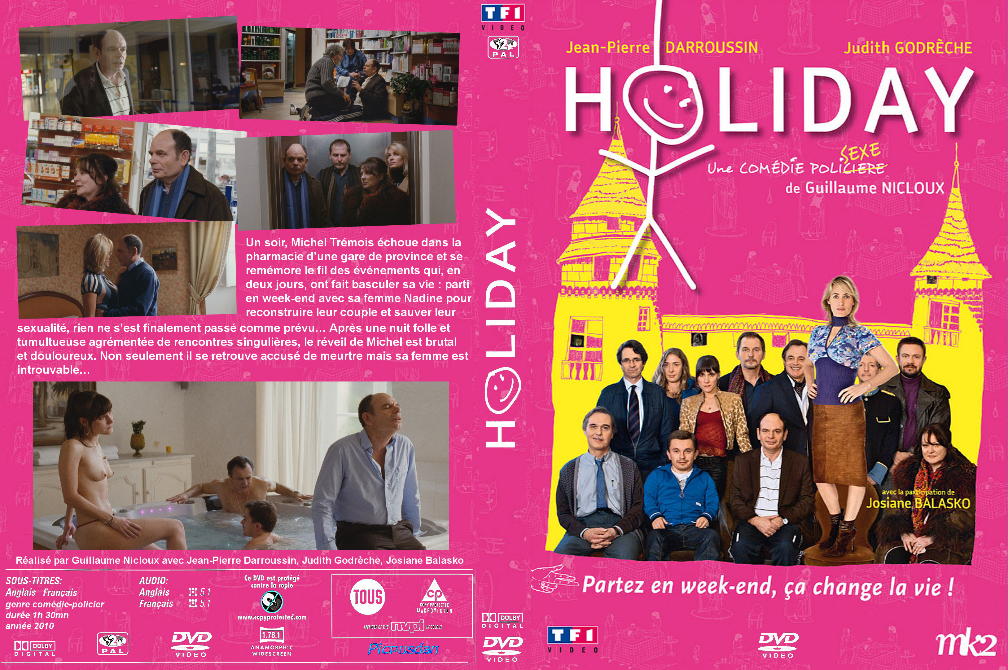Jaquette DVD Holiday custom