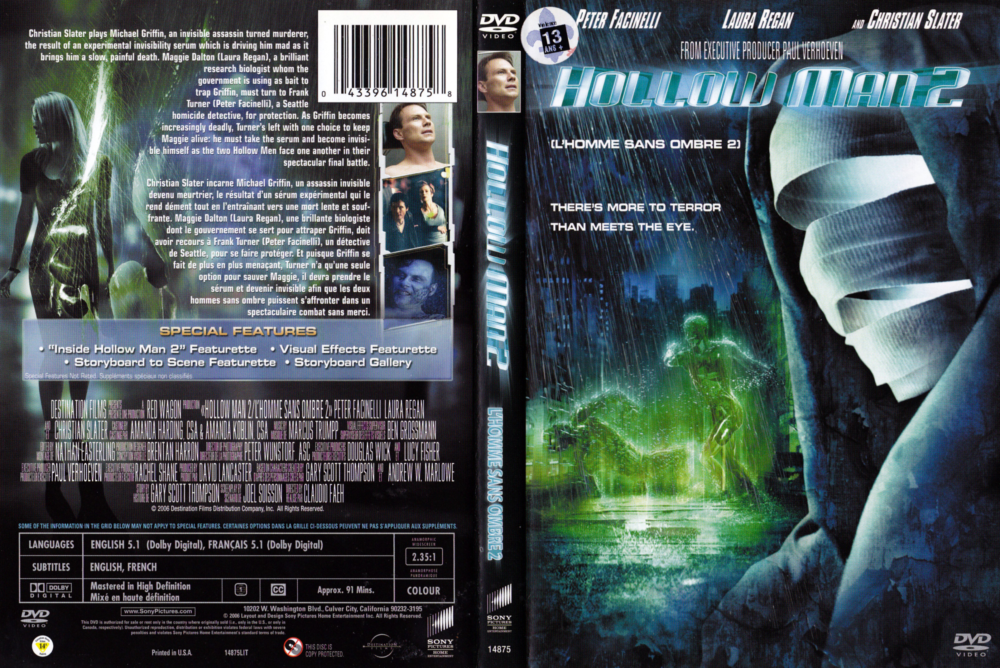 Jaquette DVD Hollow man 2 - L