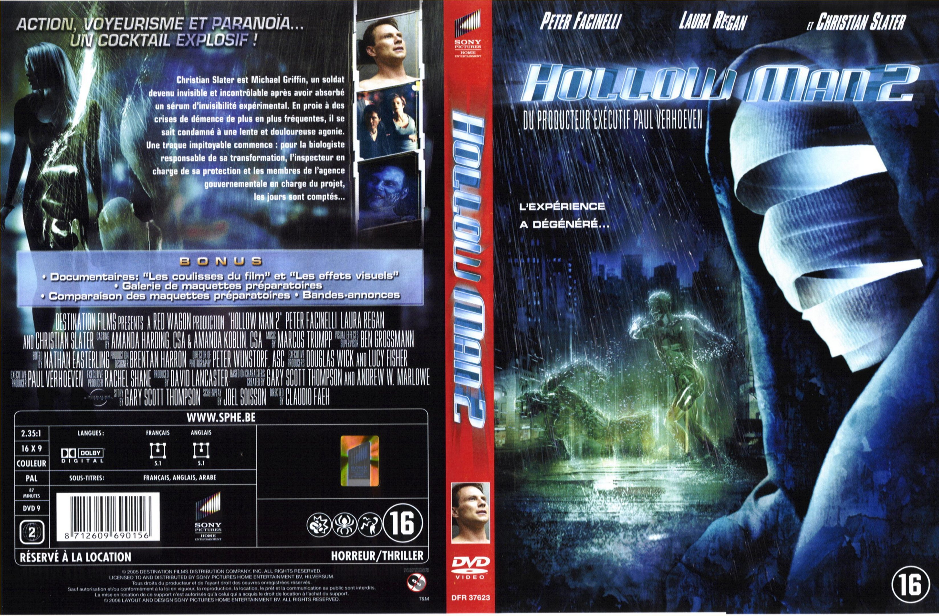 Jaquette DVD Hollow man 2 v3