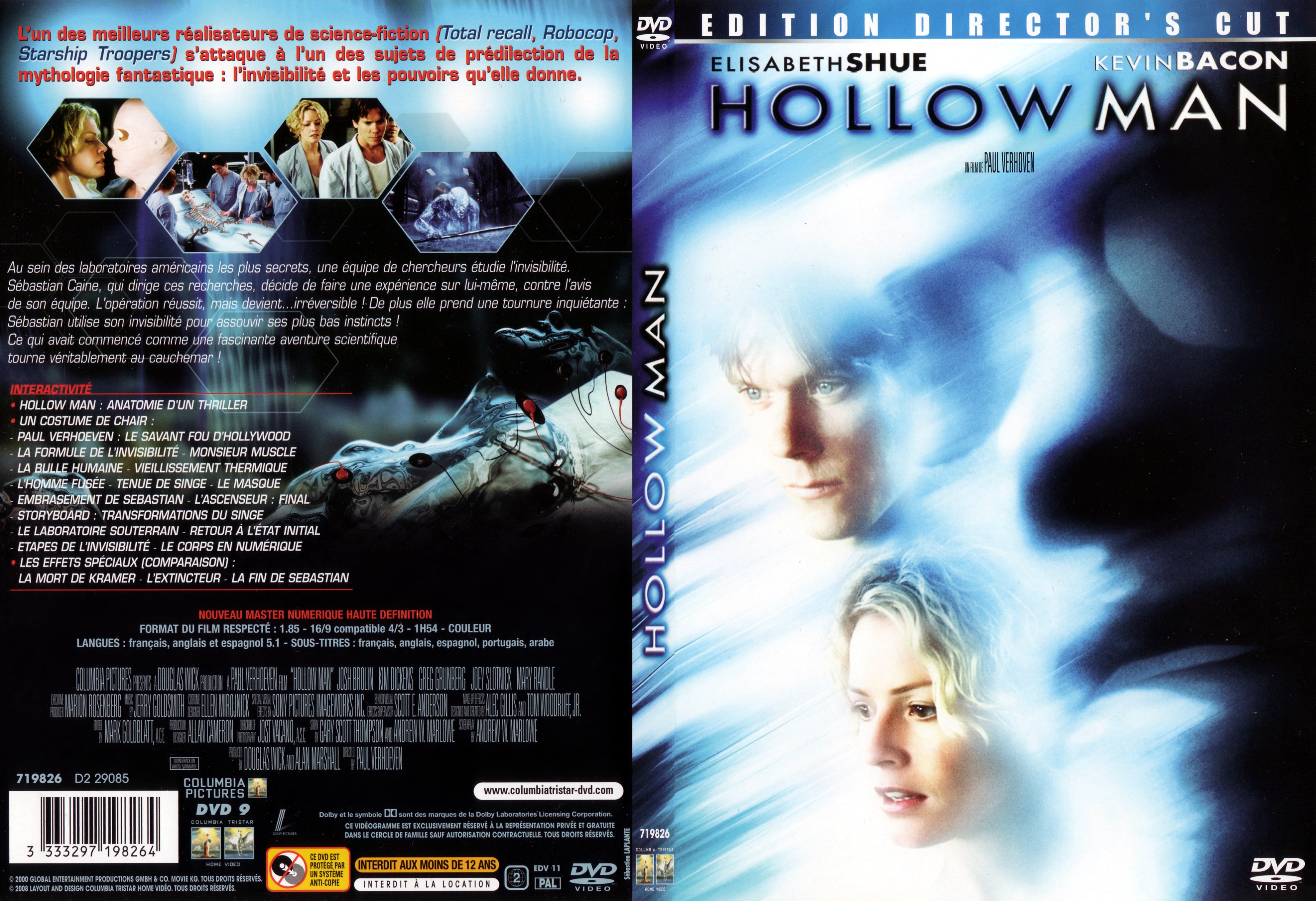 Jaquette DVD Hollow man - SLIM