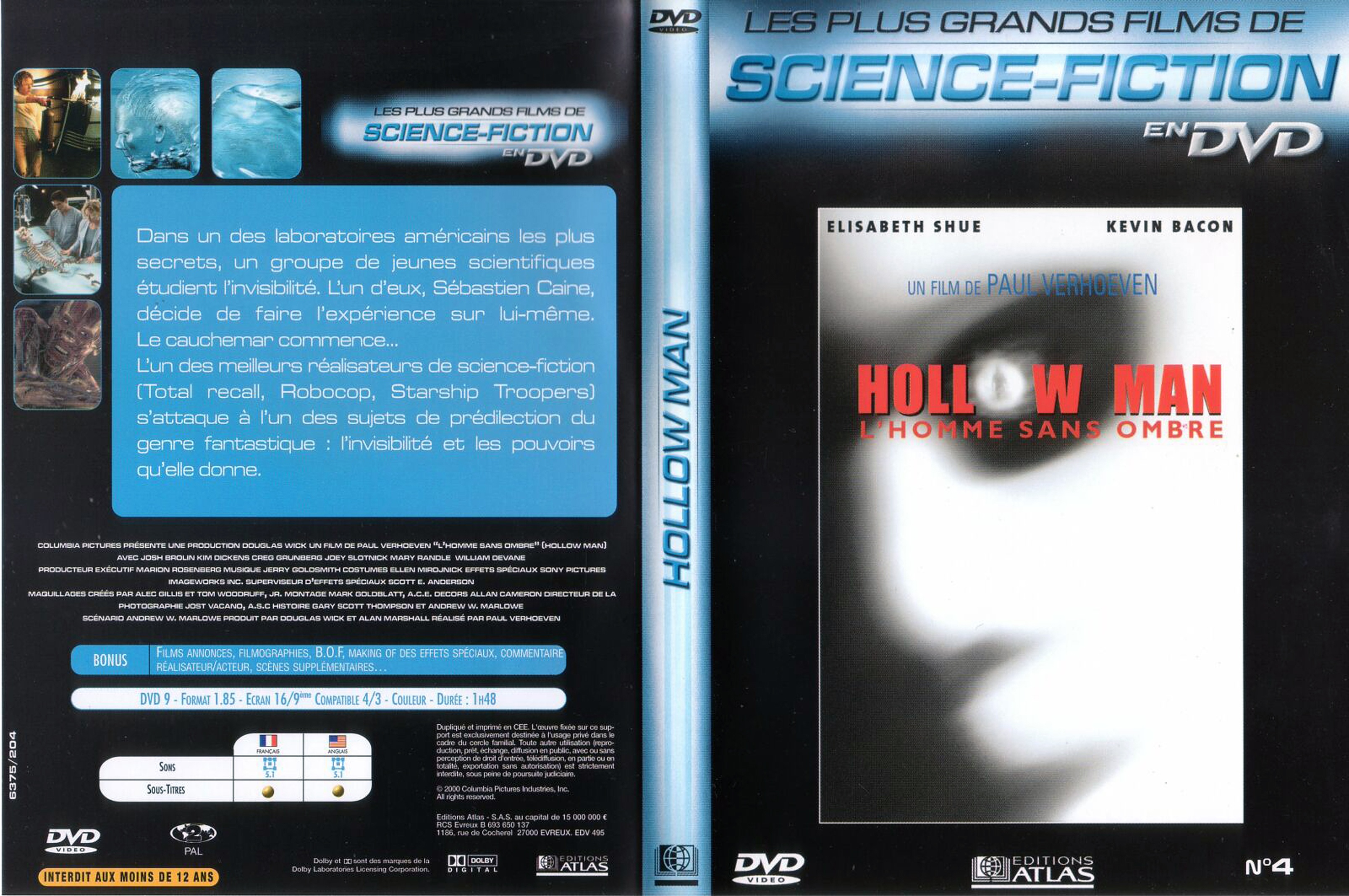 Jaquette DVD Hollow man v2