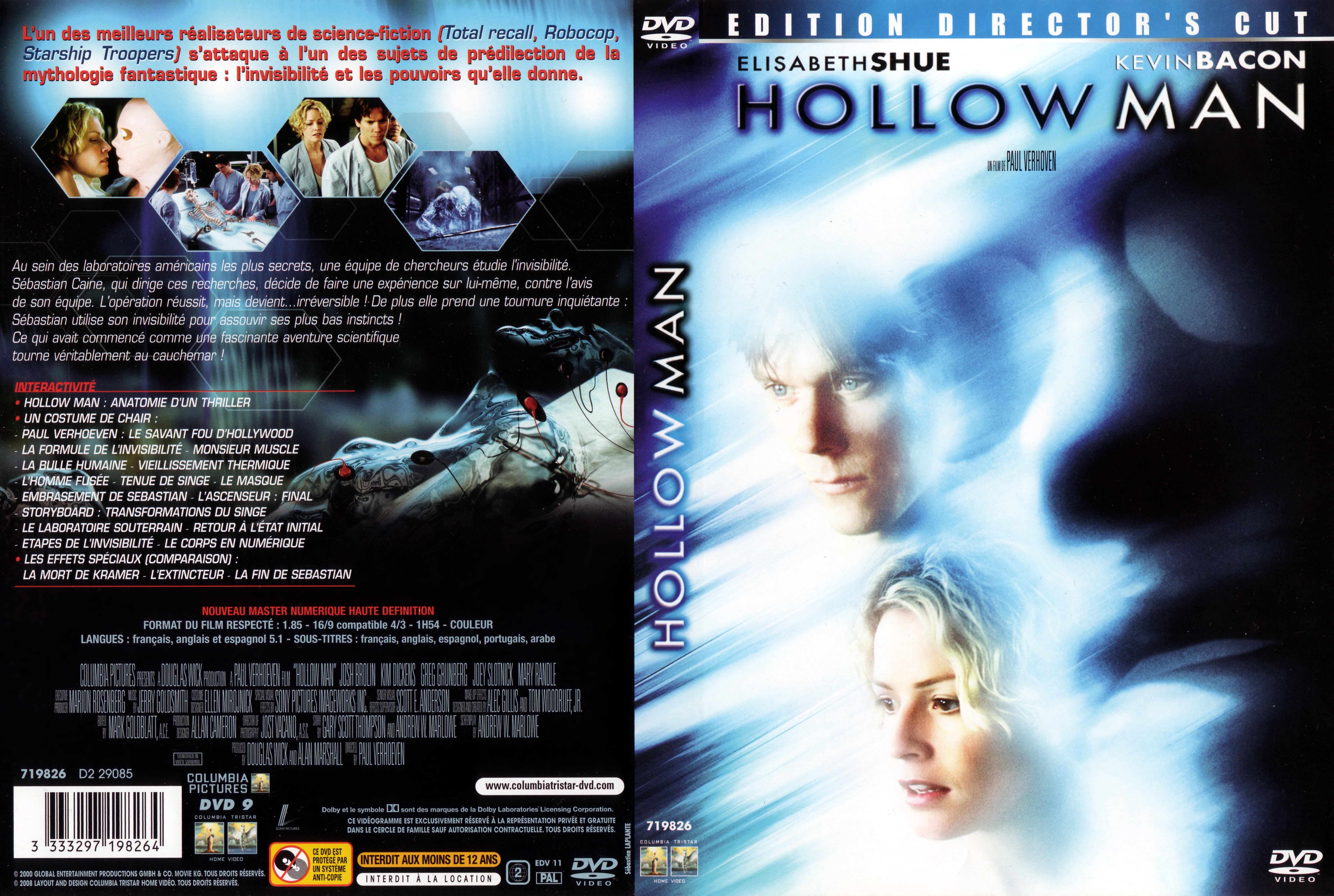 Jaquette DVD Hollow man v3