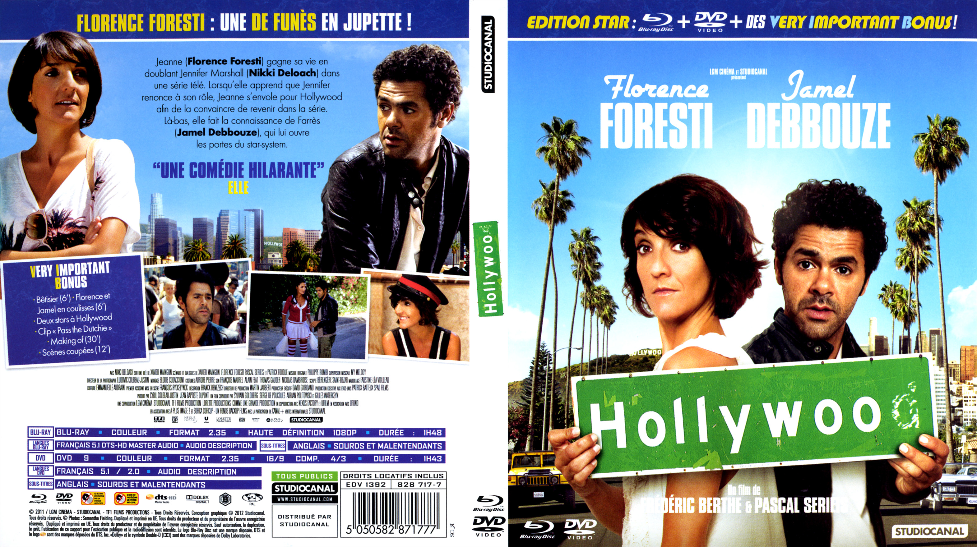 Jaquette DVD Hollywoo (BLU-RAY)