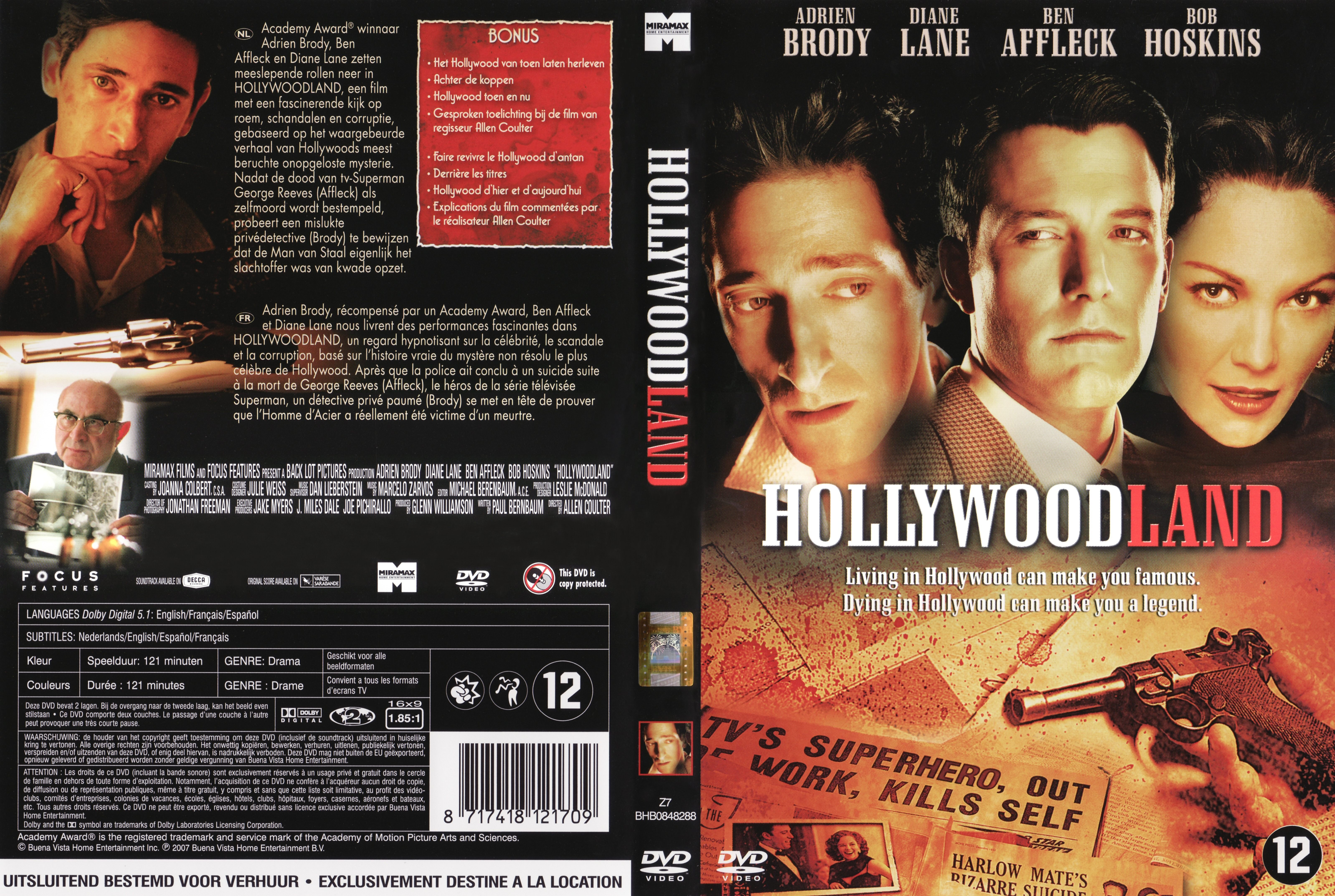 Jaquette DVD Hollywoodland