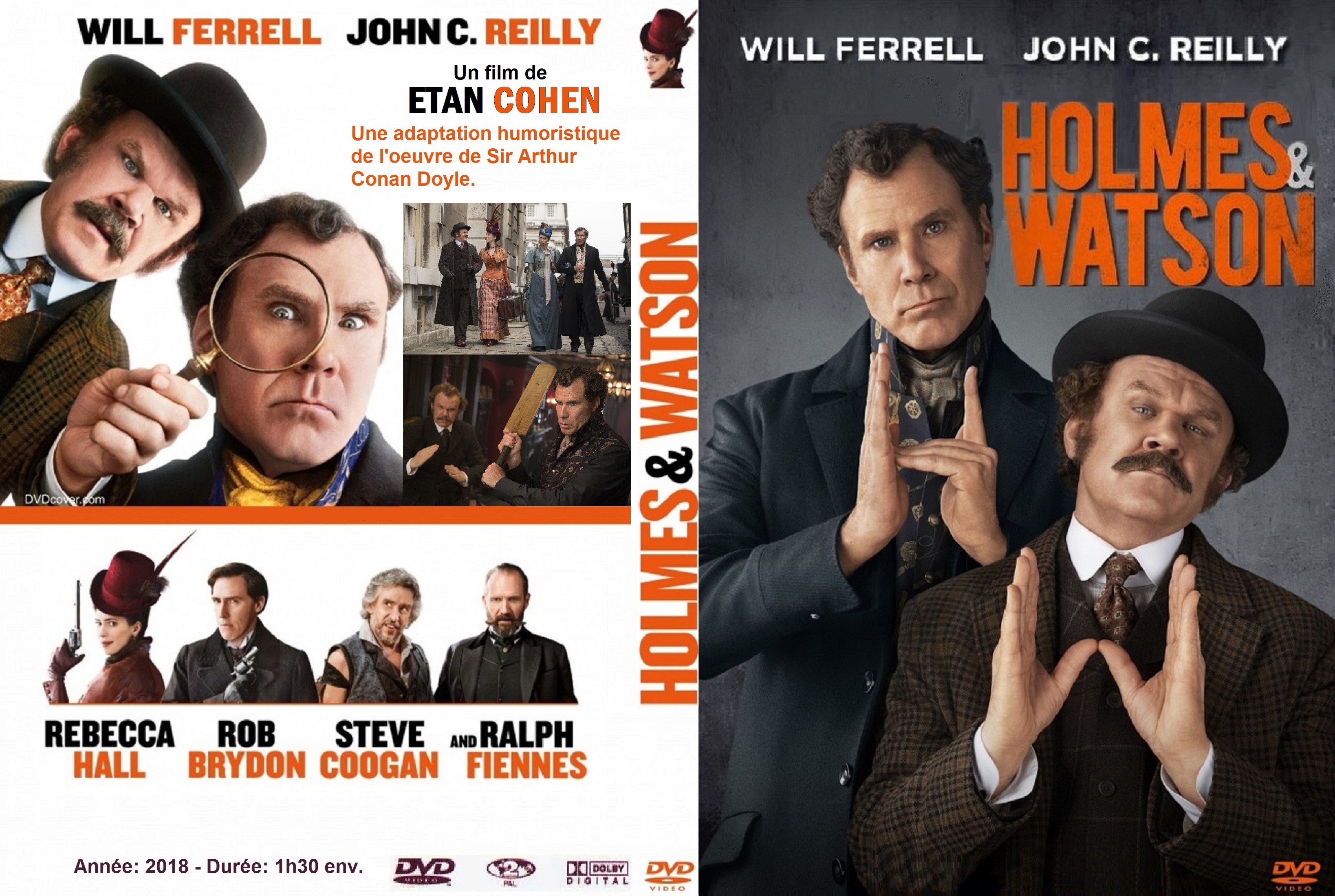 Jaquette DVD Holmes & Watson custom