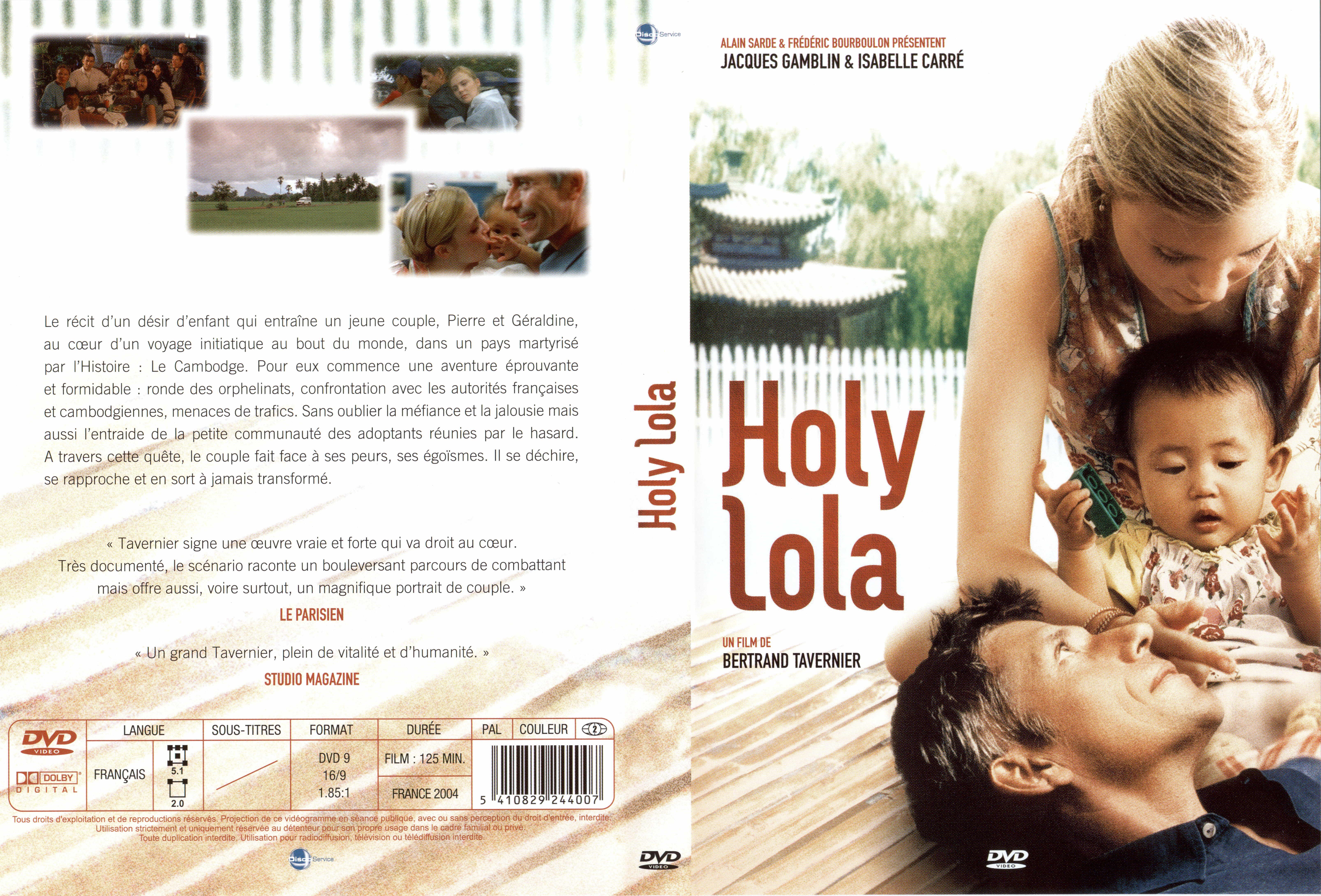 Jaquette DVD Holy Lola v2