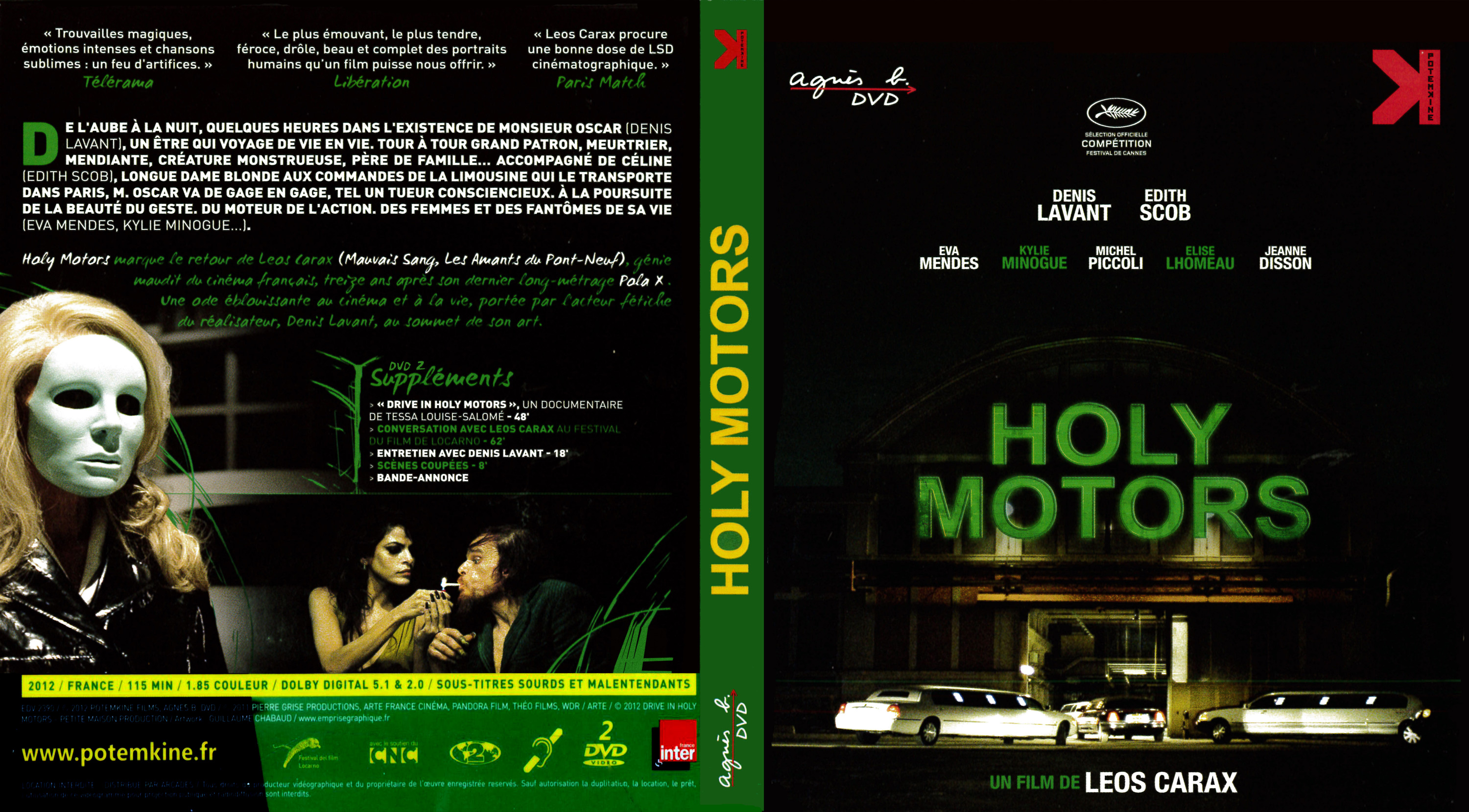 Jaquette DVD Holy Motors