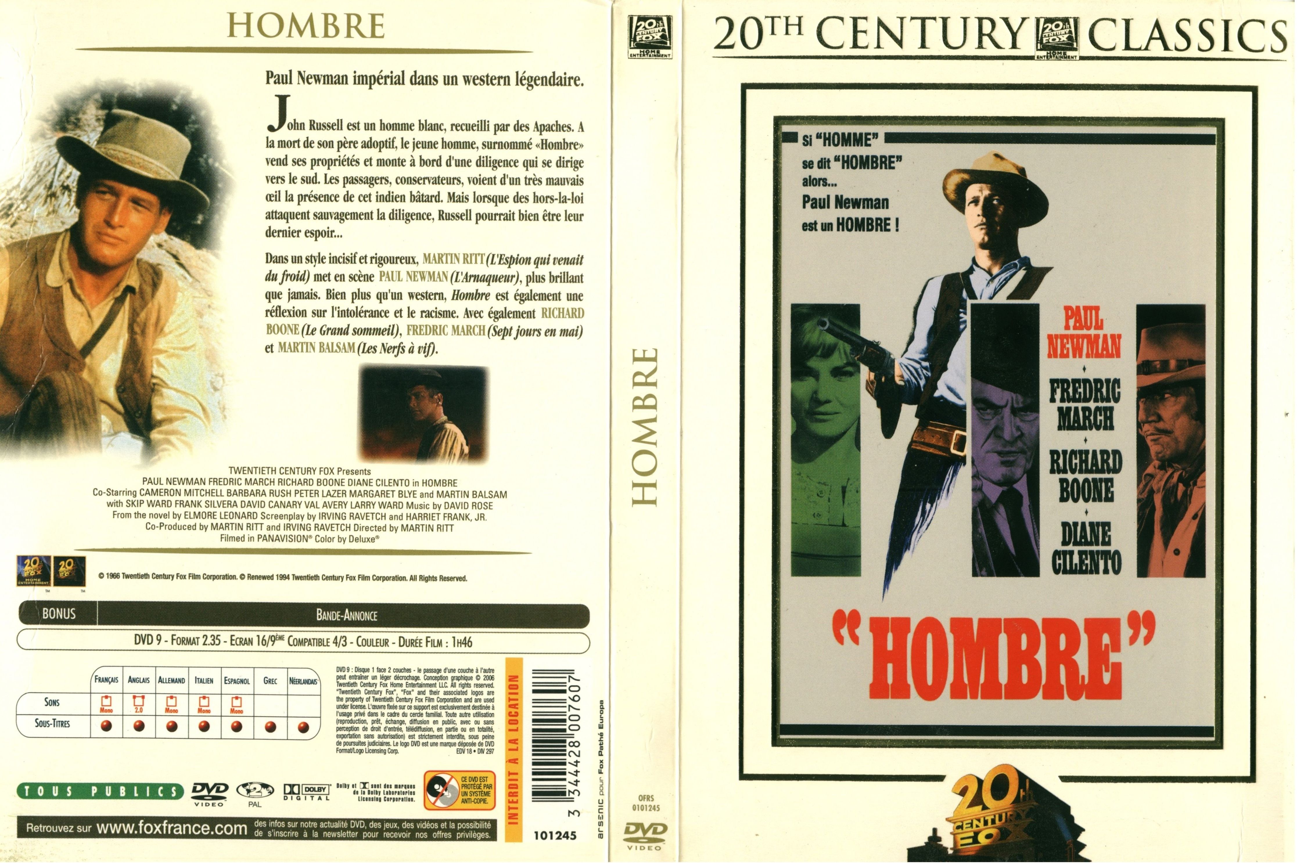 Jaquette DVD Hombre v2