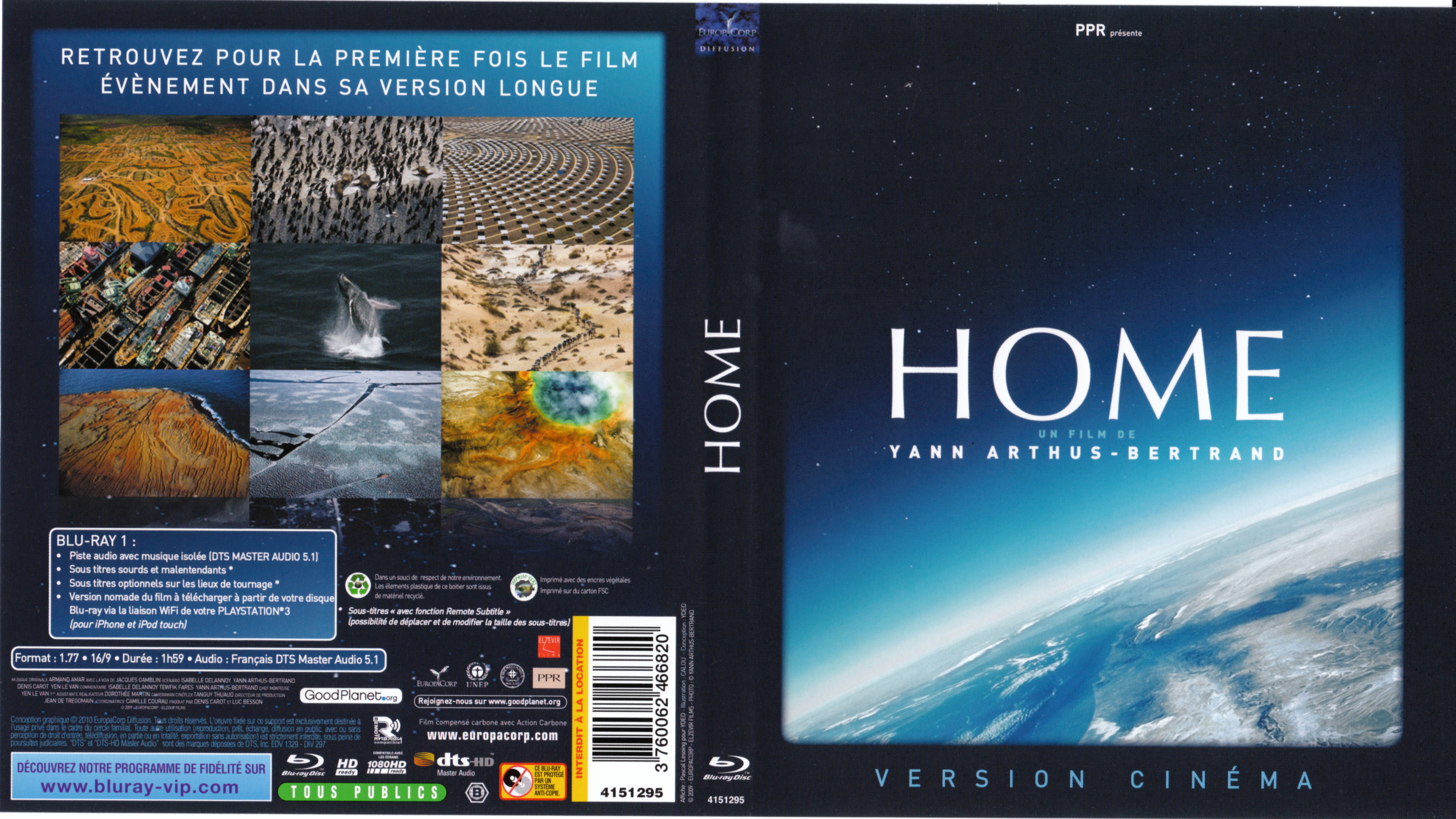 Jaquette DVD Home (BLU-RAY)