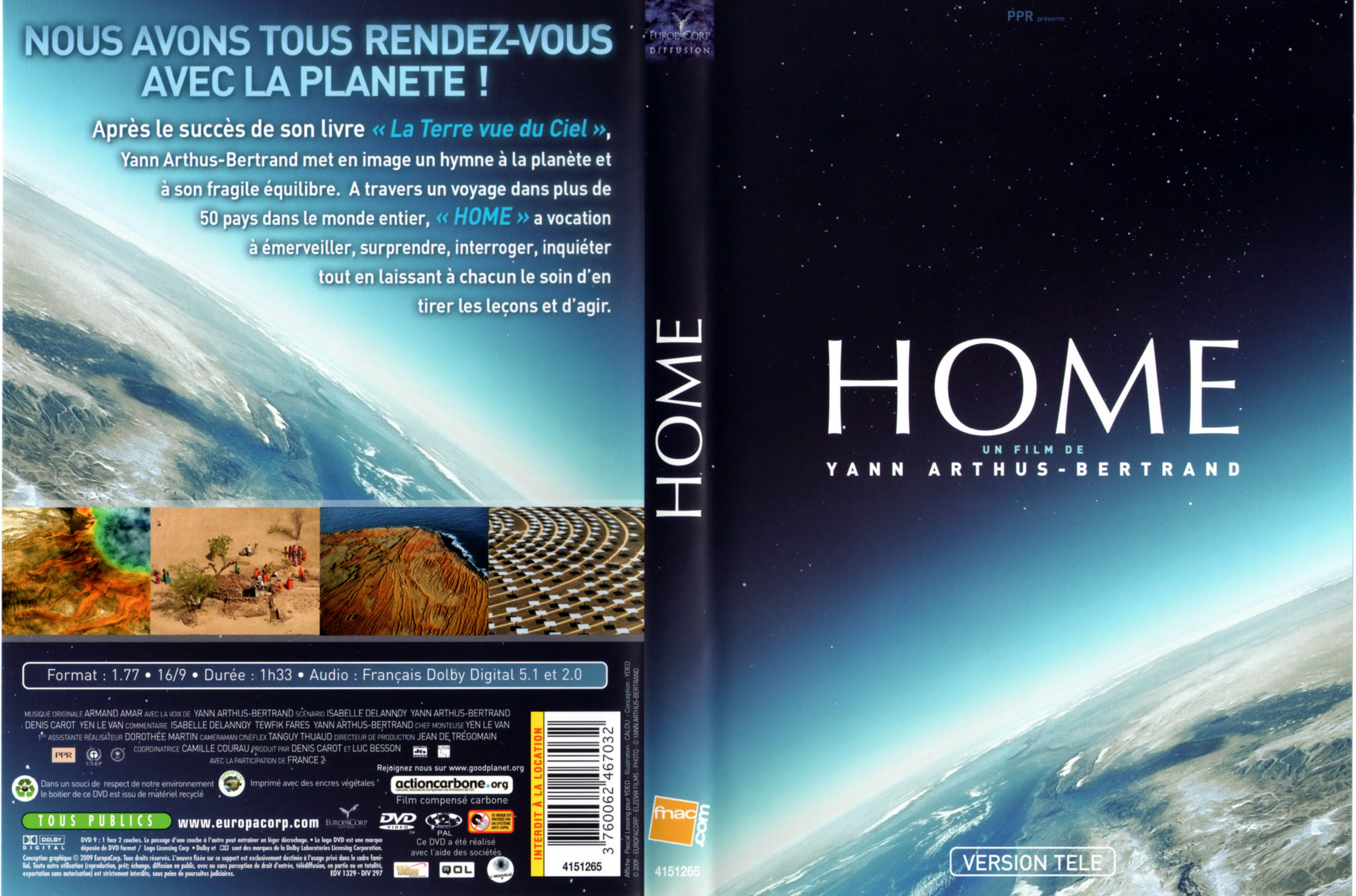 Jaquette DVD Home (Version tl)