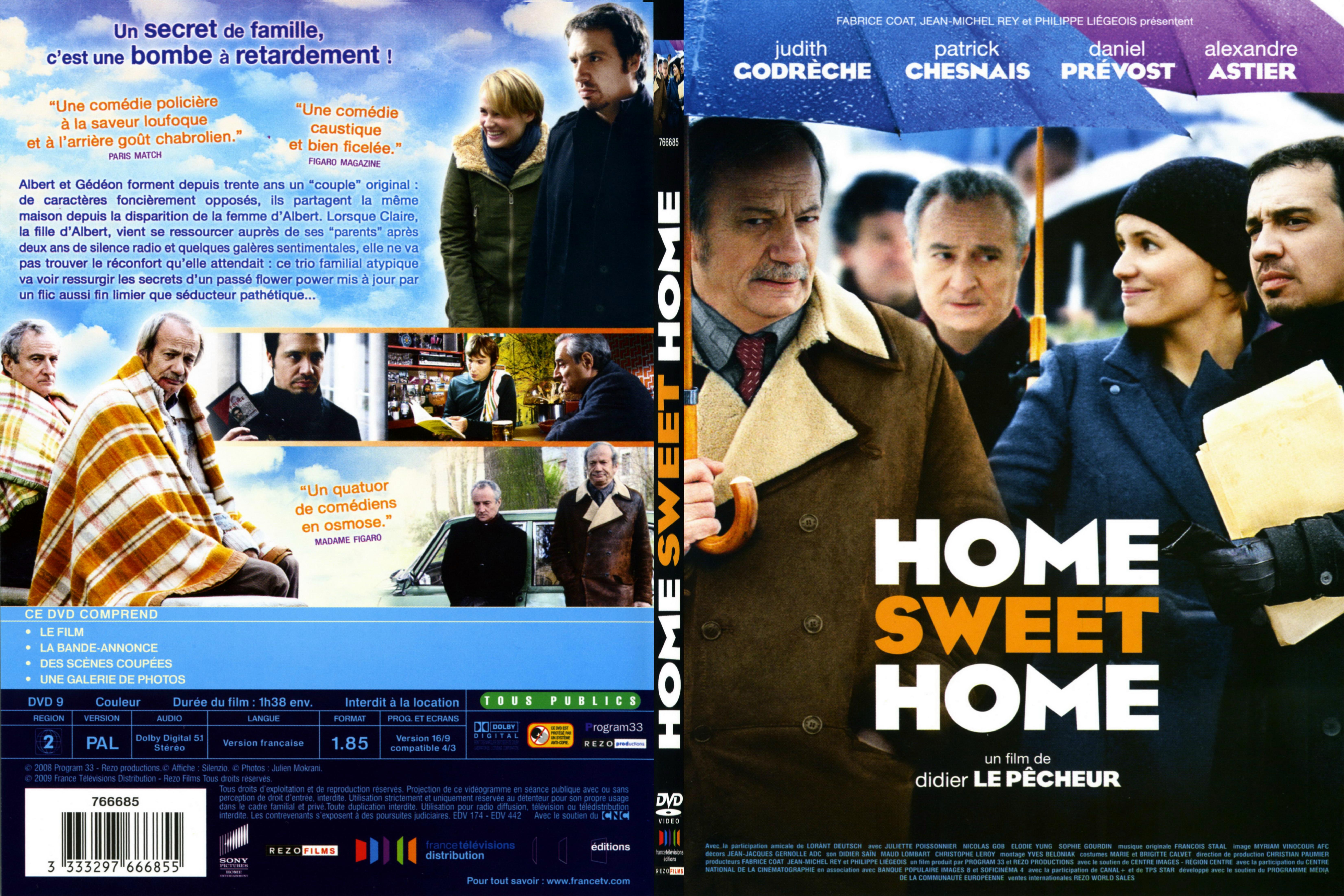 Jaquette DVD Home sweet home - SLIM