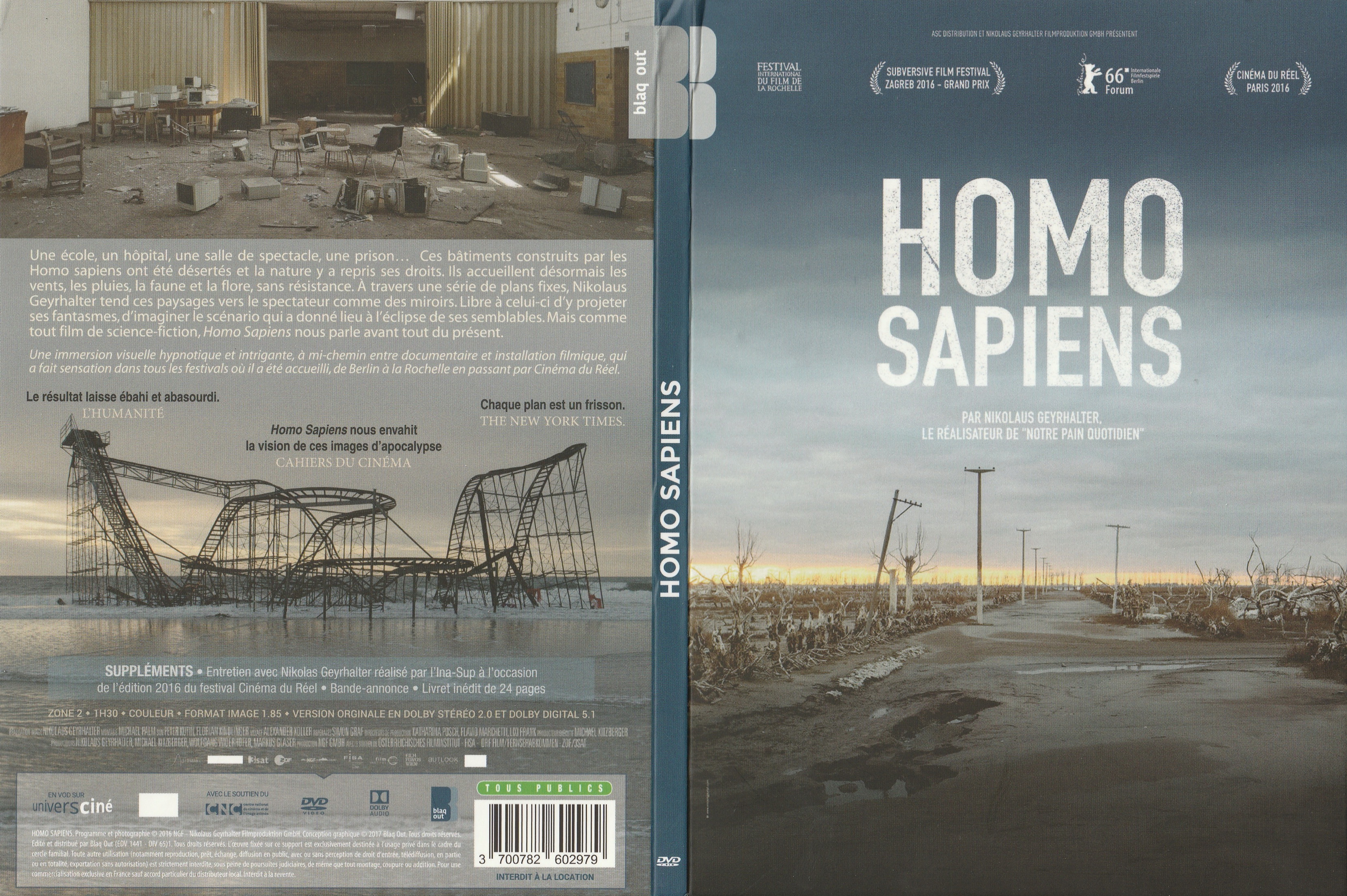 Jaquette DVD Homo Sapiens (2016)
