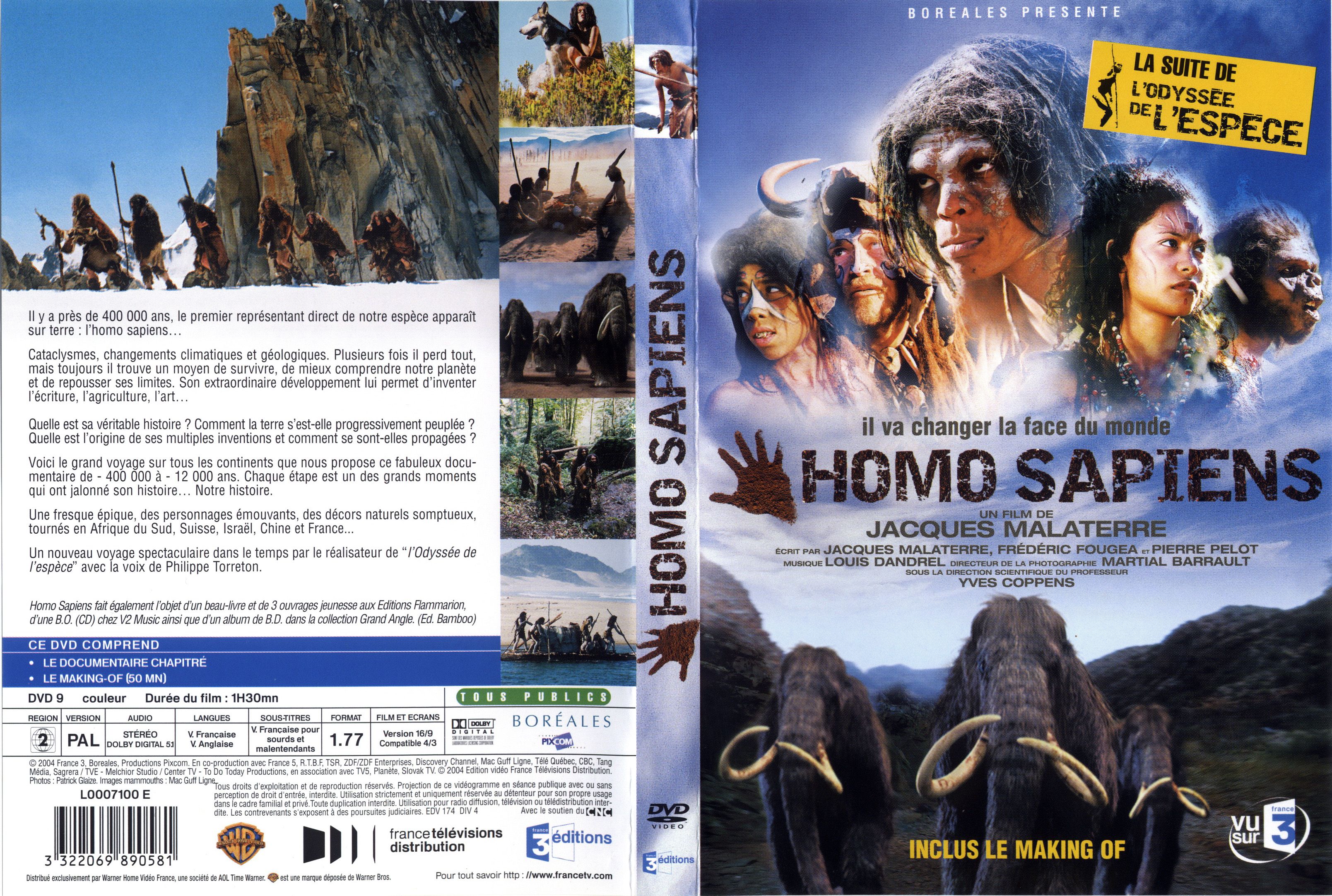 Jaquette DVD Homo Sapiens v2