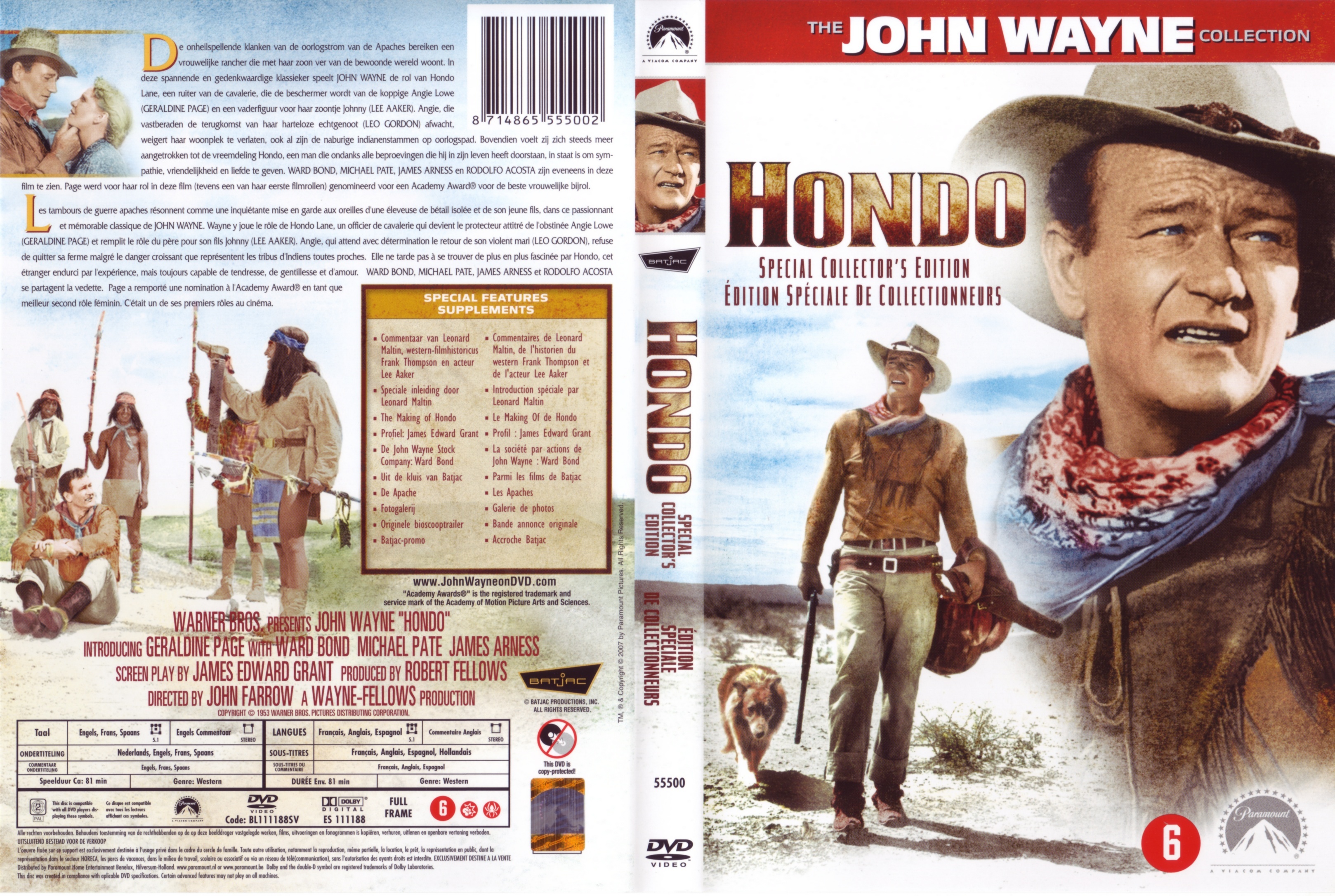 Jaquette DVD Hondo v2