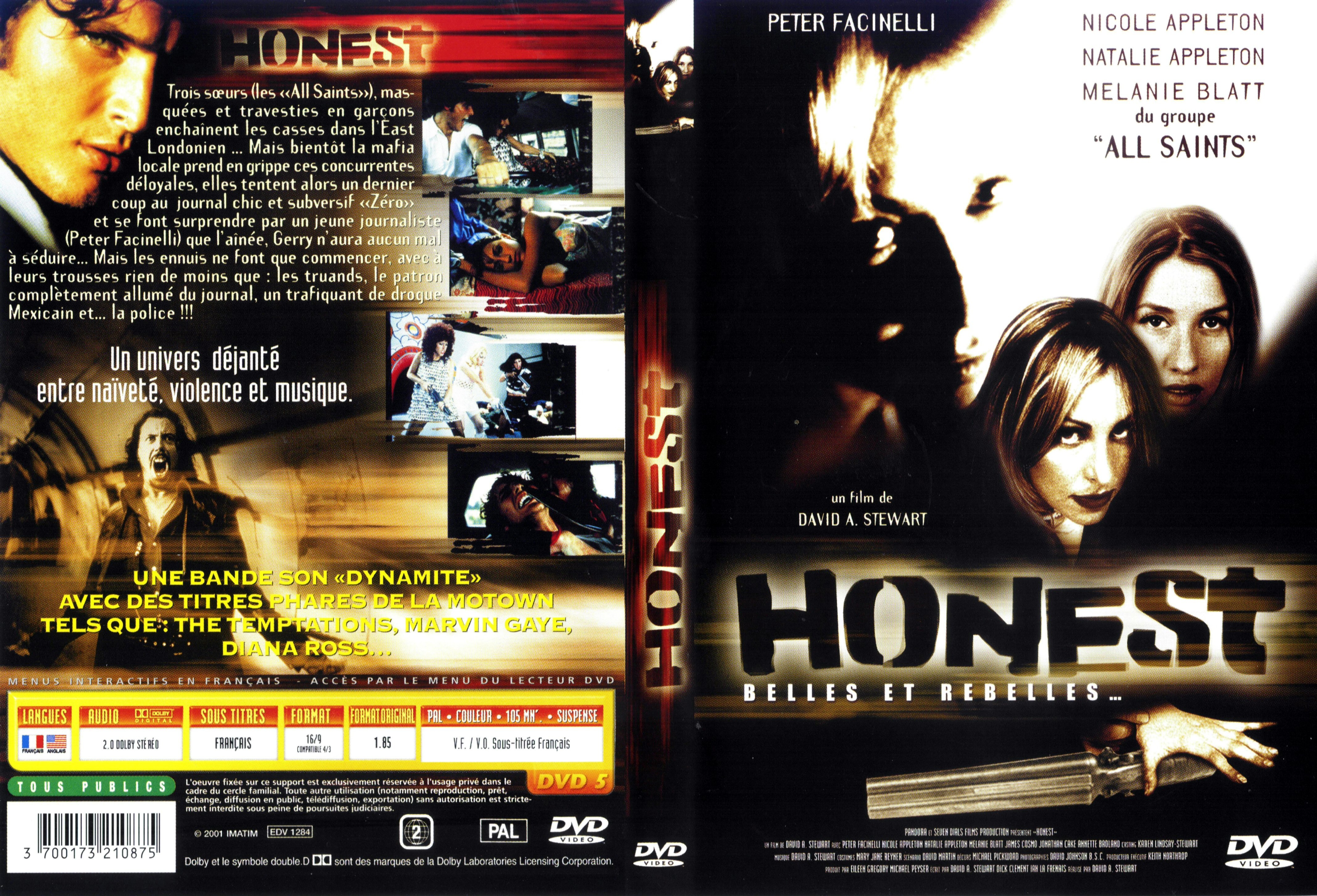 Jaquette DVD Honest