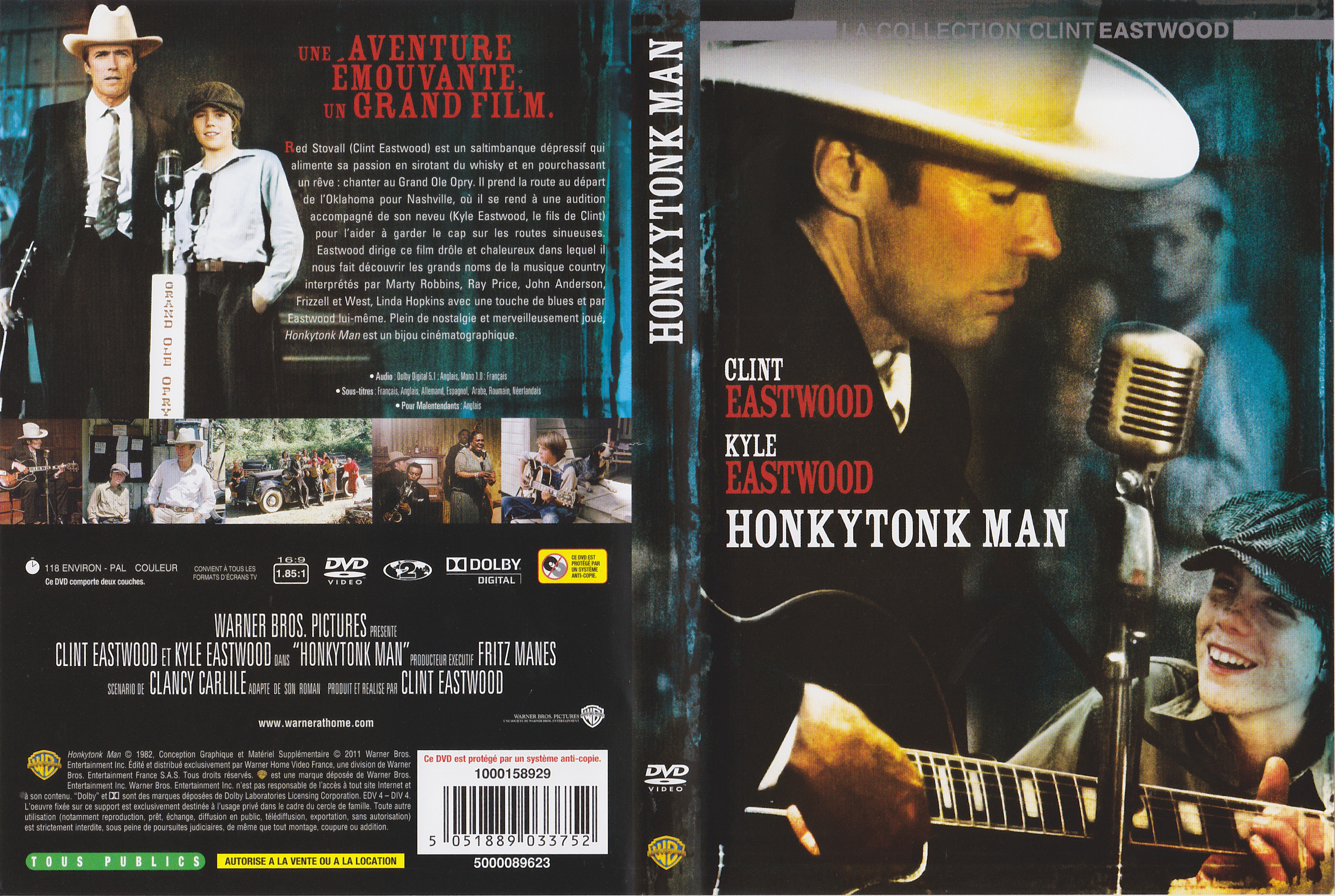 Jaquette DVD Honkytonk Man v3