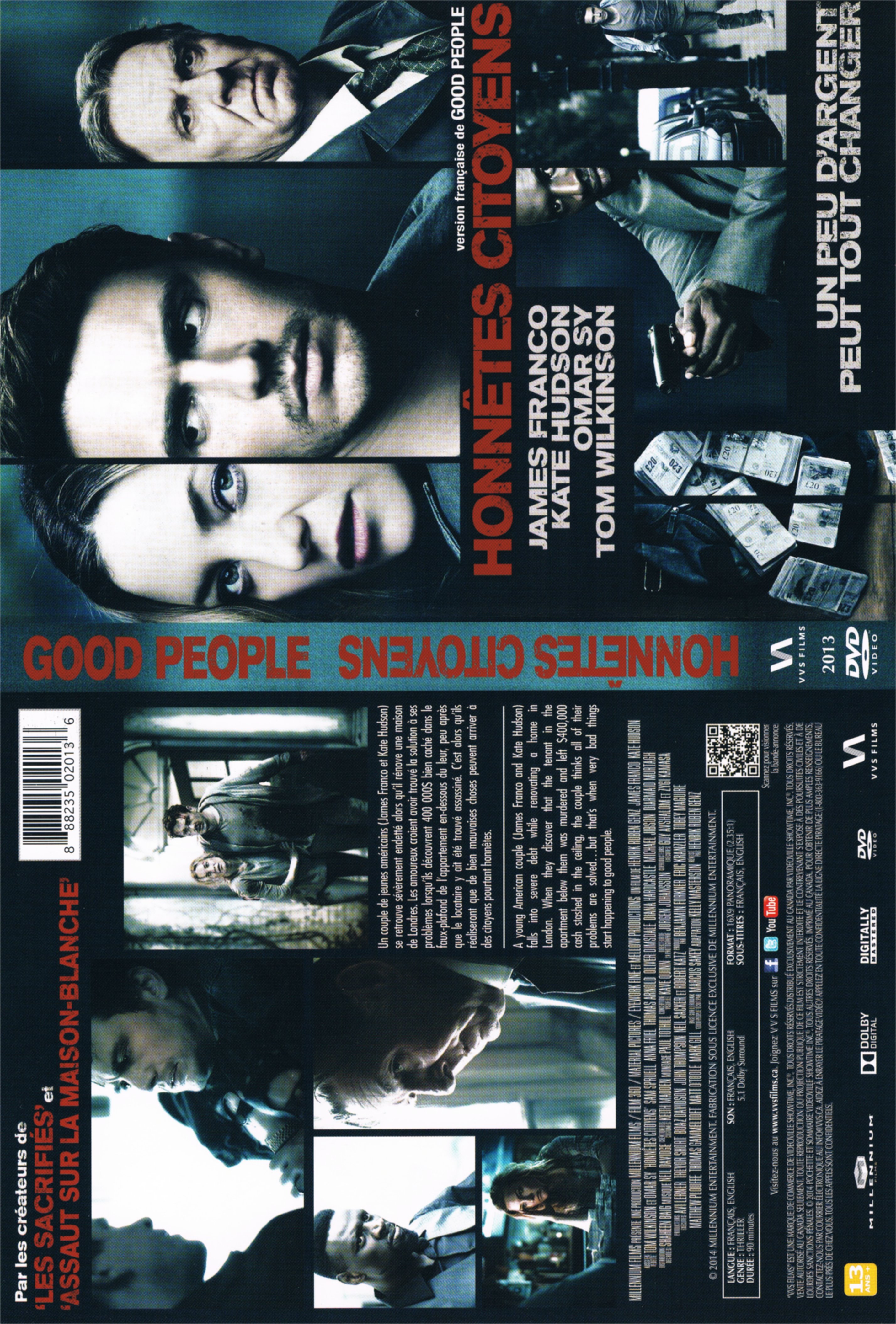 Jaquette DVD Honntes citoyens - Good people (Canadienne)