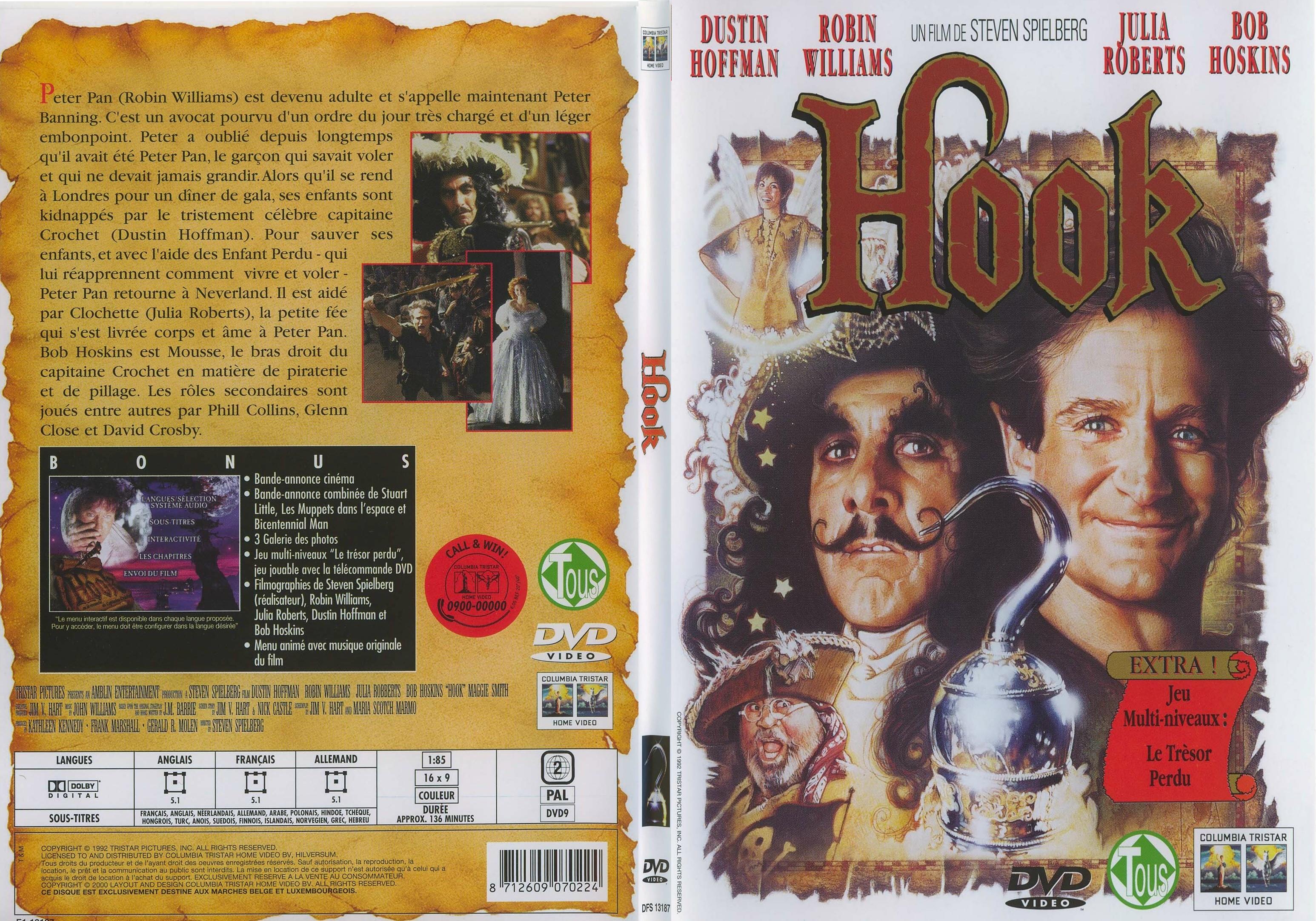 Jaquette DVD Hook - SLIM v2