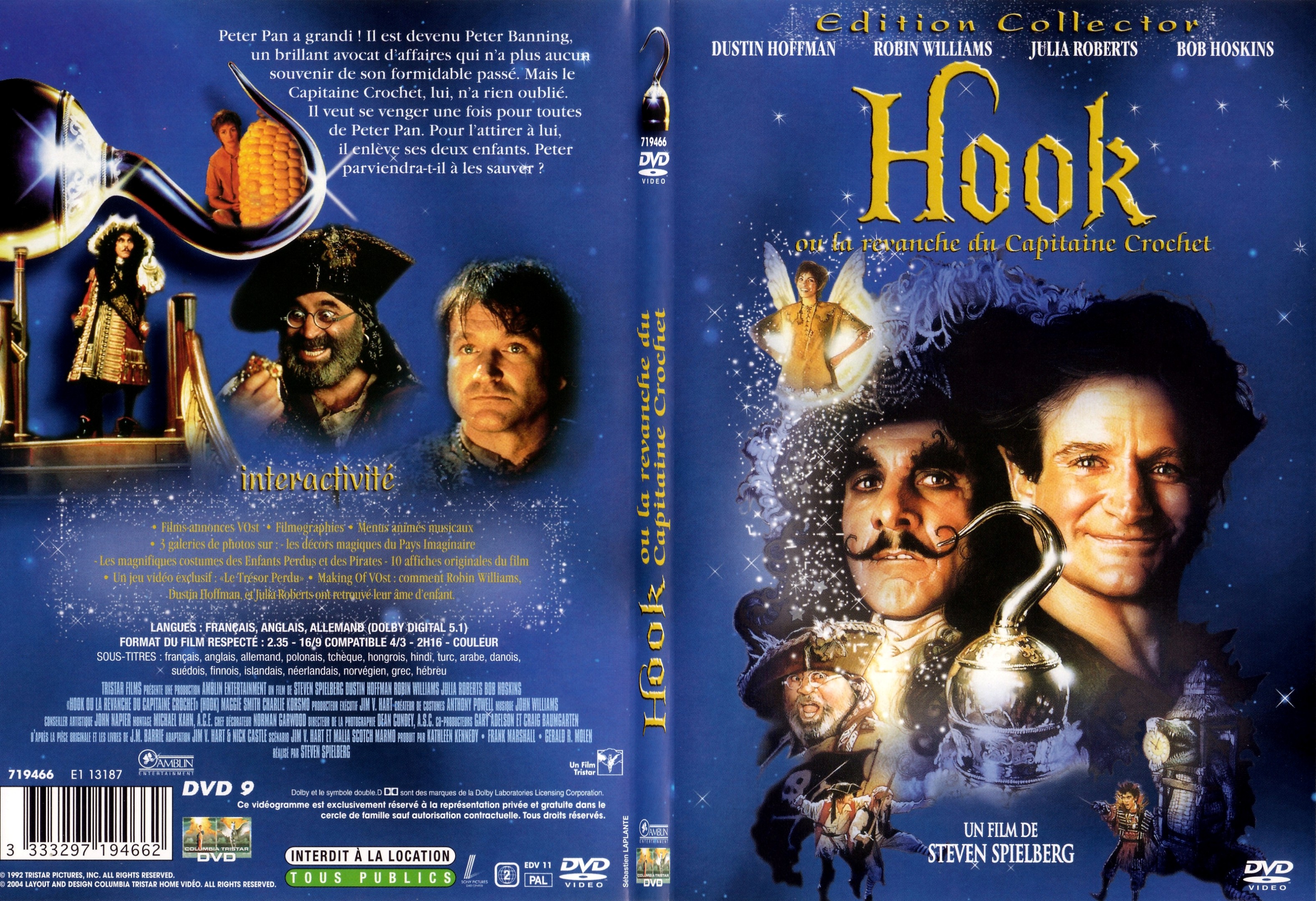 Jaquette DVD Hook - SLIM v3