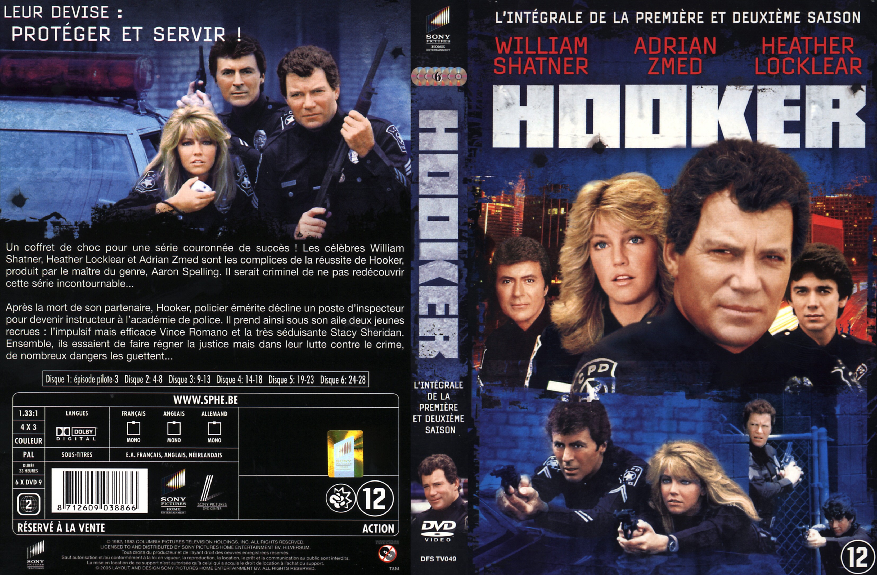 Jaquette DVD Hooker Saison 1 et 2