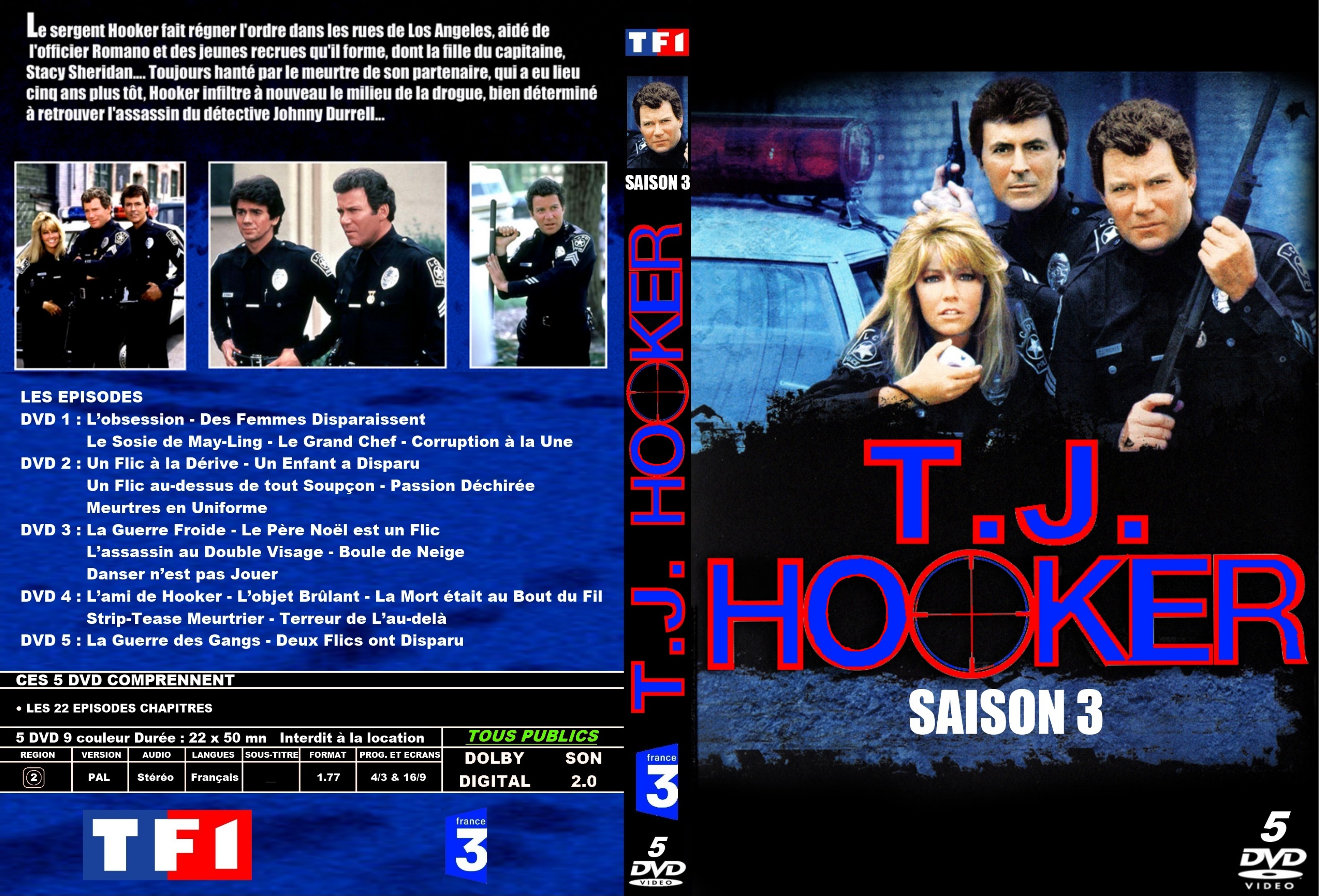 Jaquette DVD Hooker Saison 3 custom