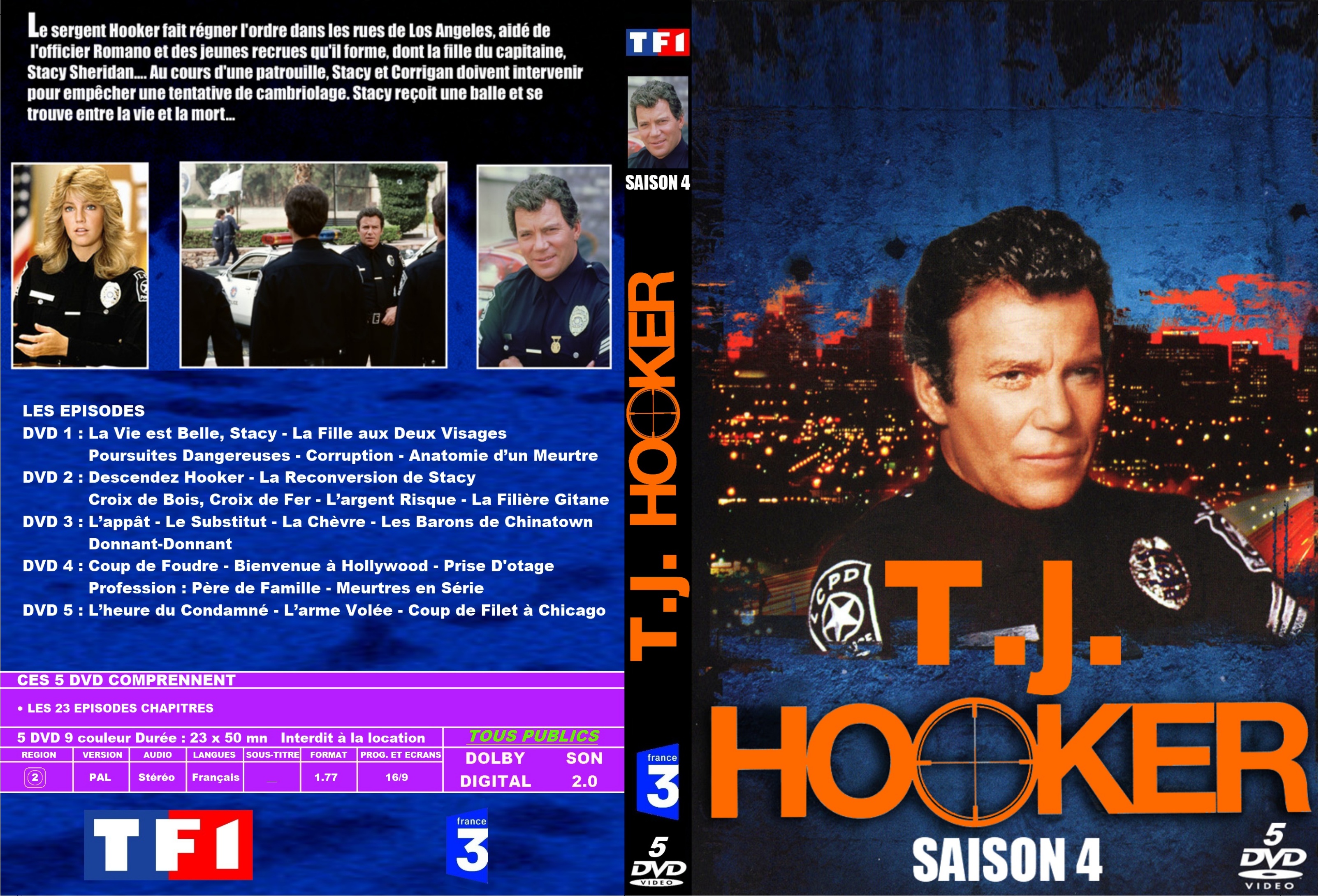 Jaquette DVD Hooker Saison 4 custom