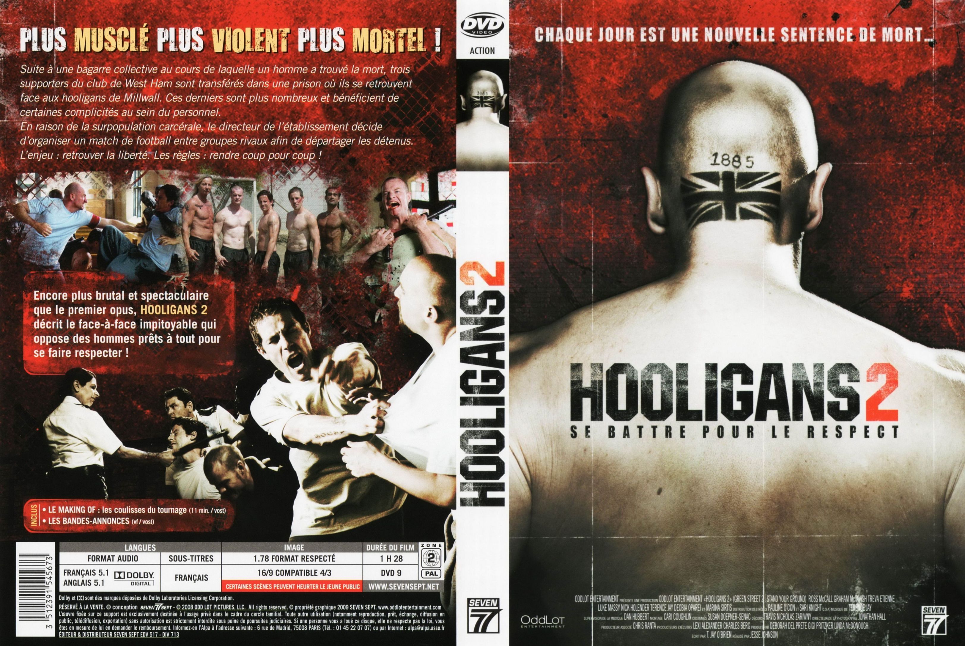 Jaquette DVD Hooligans 2