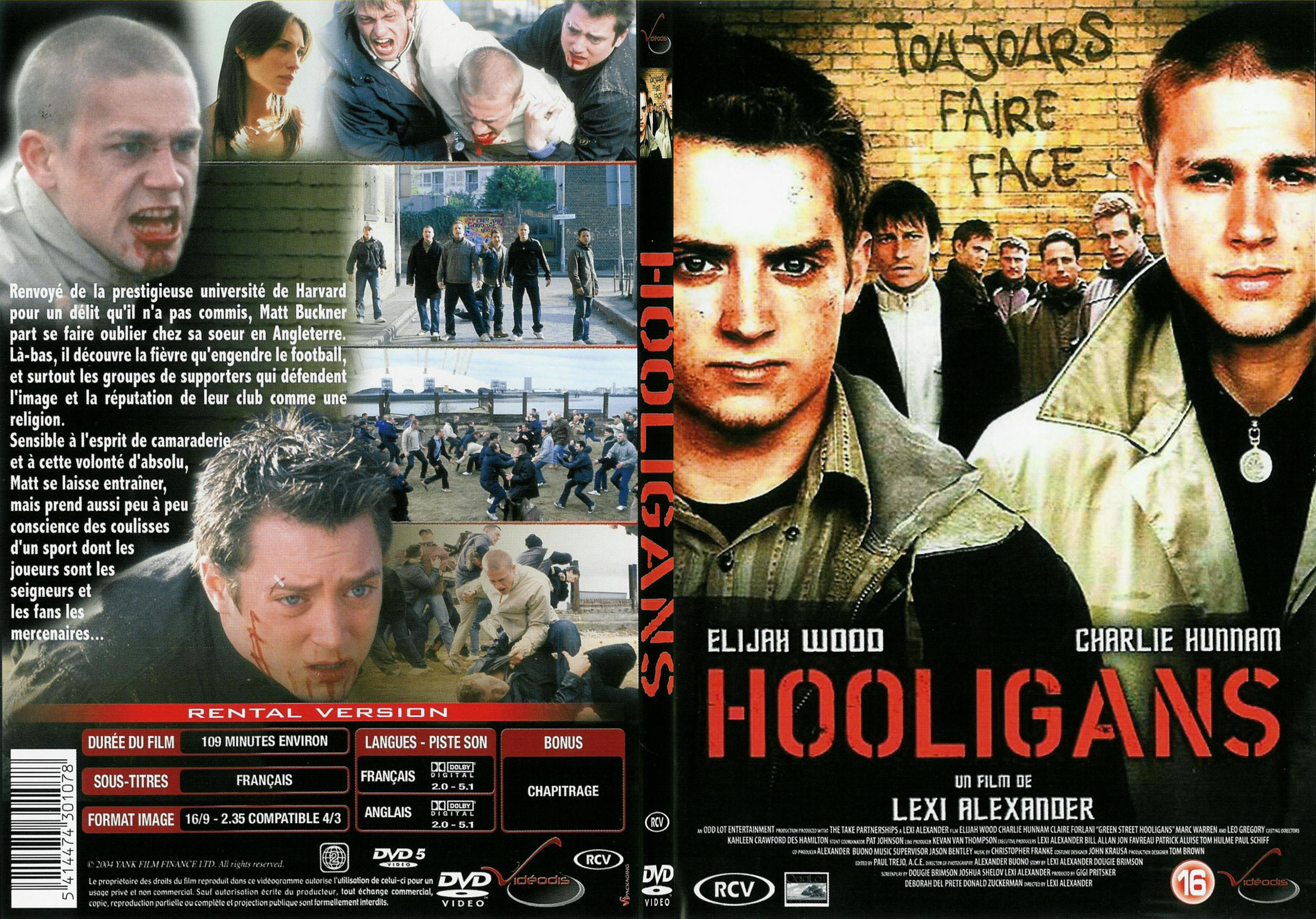 Jaquette DVD Hooligans (Elijah Wood) - SLIM
