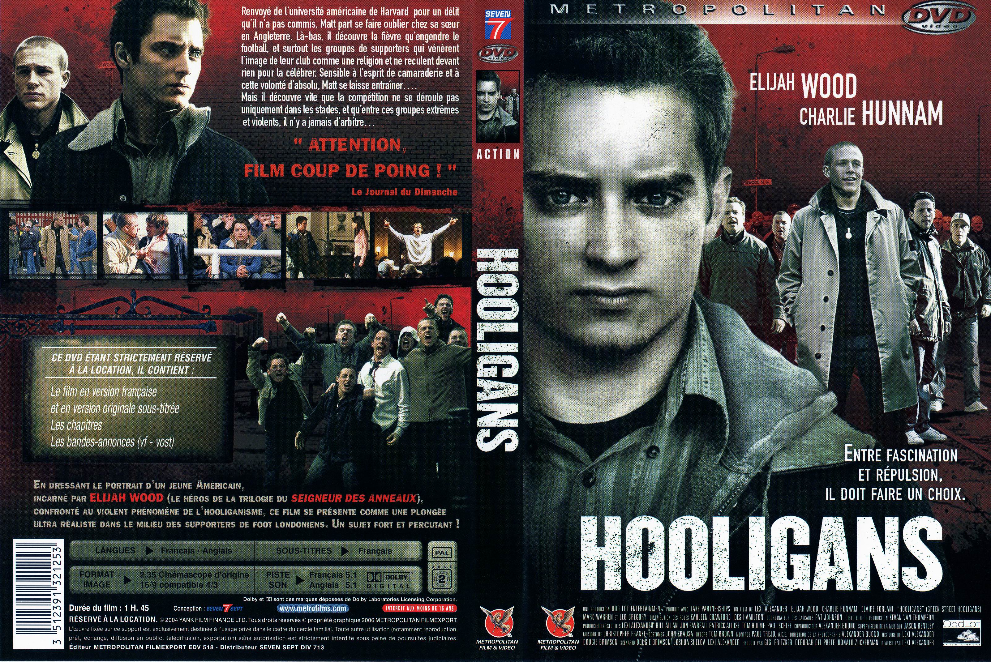 Jaquette DVD Hooligans (Elijah Wood) v2