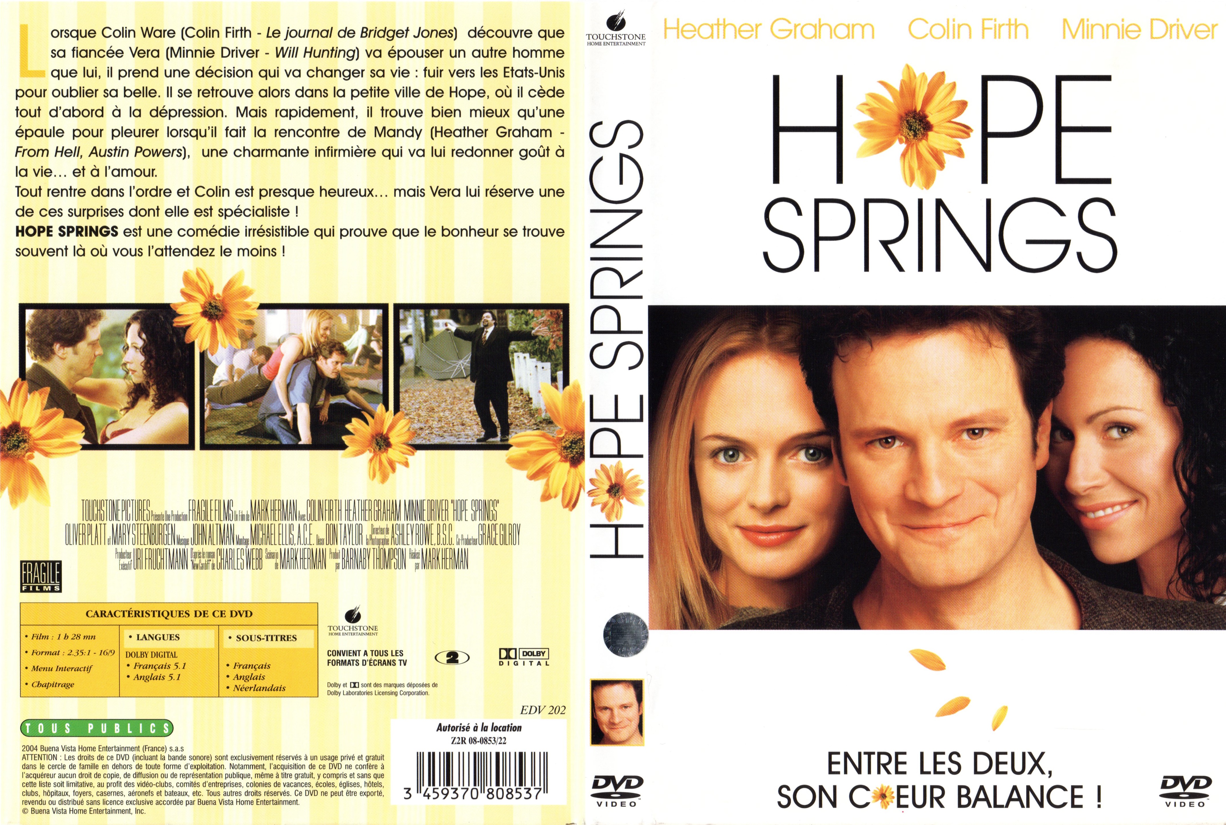 Jaquette DVD Hope Springs