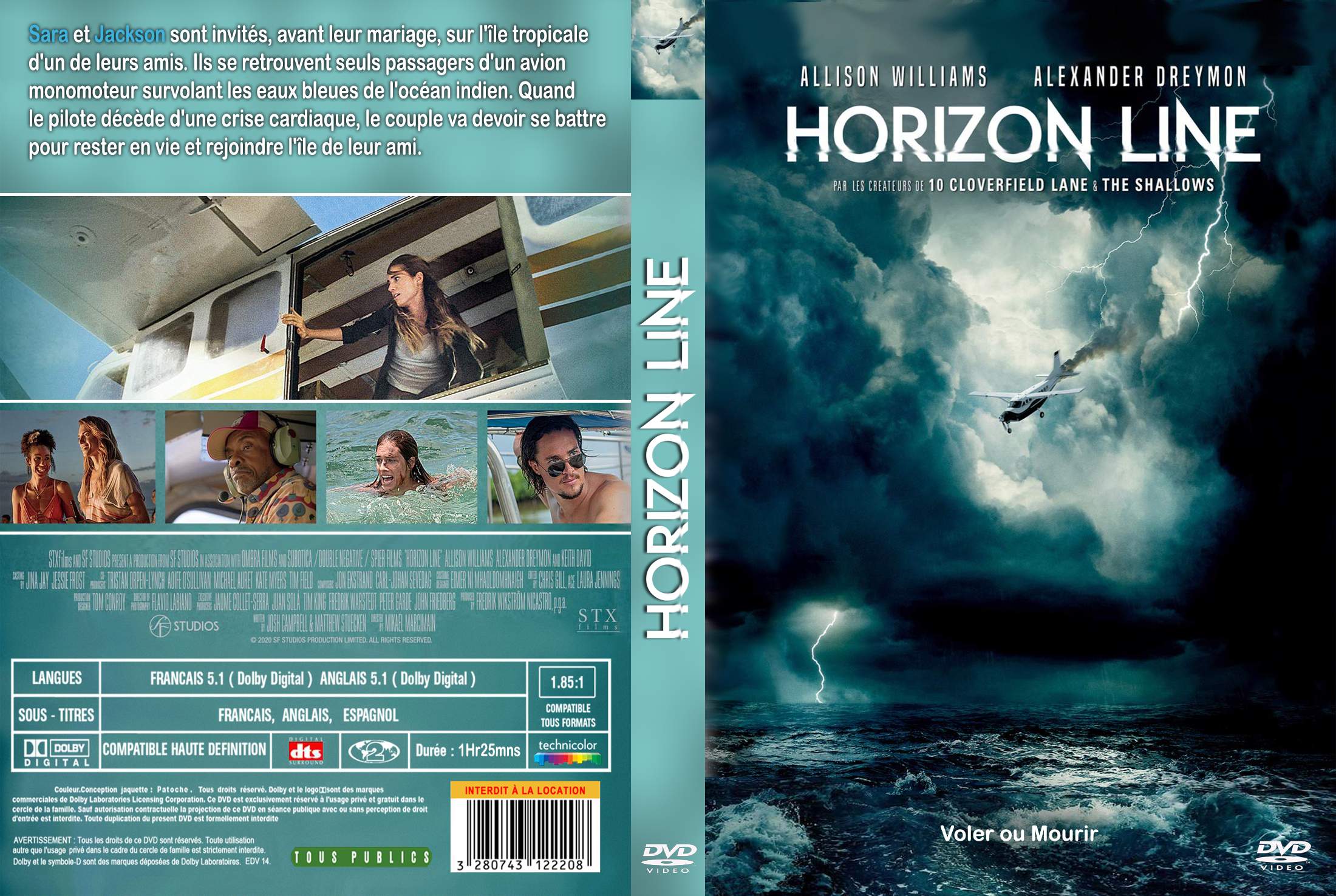 Jaquette DVD Horizon Line custom