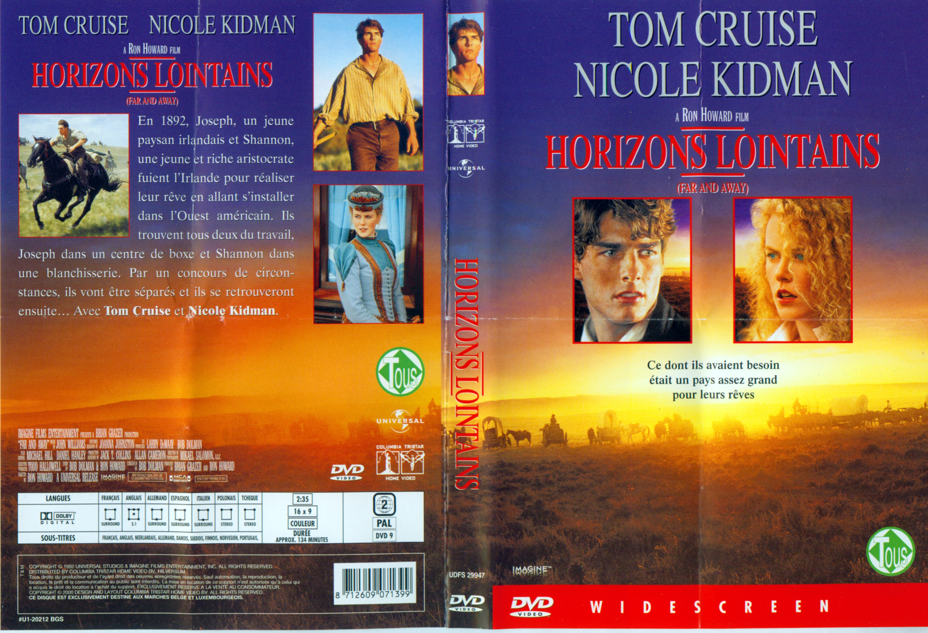 Jaquette DVD Horizons lointains