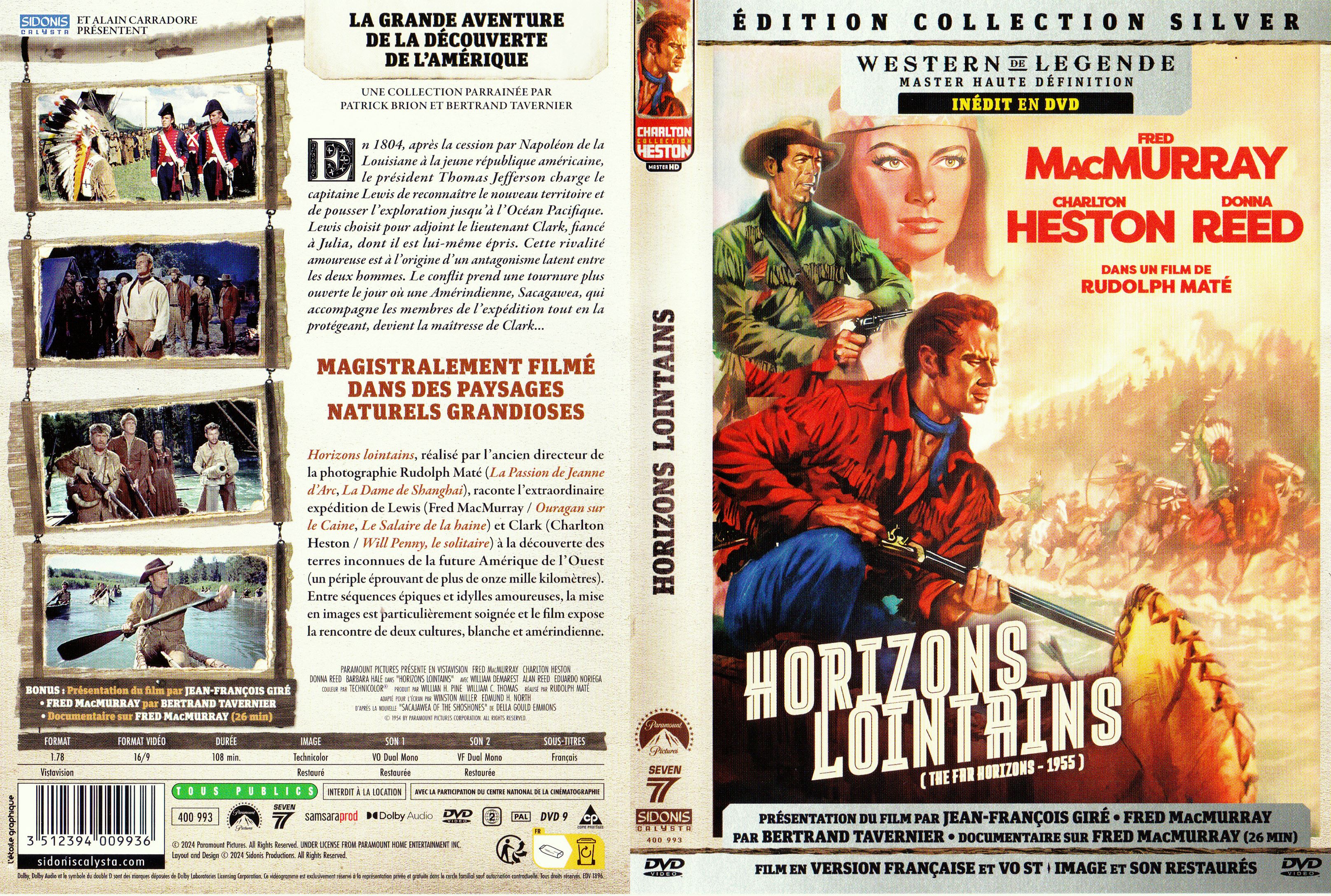 Jaquette DVD Horizons lointains (1955)