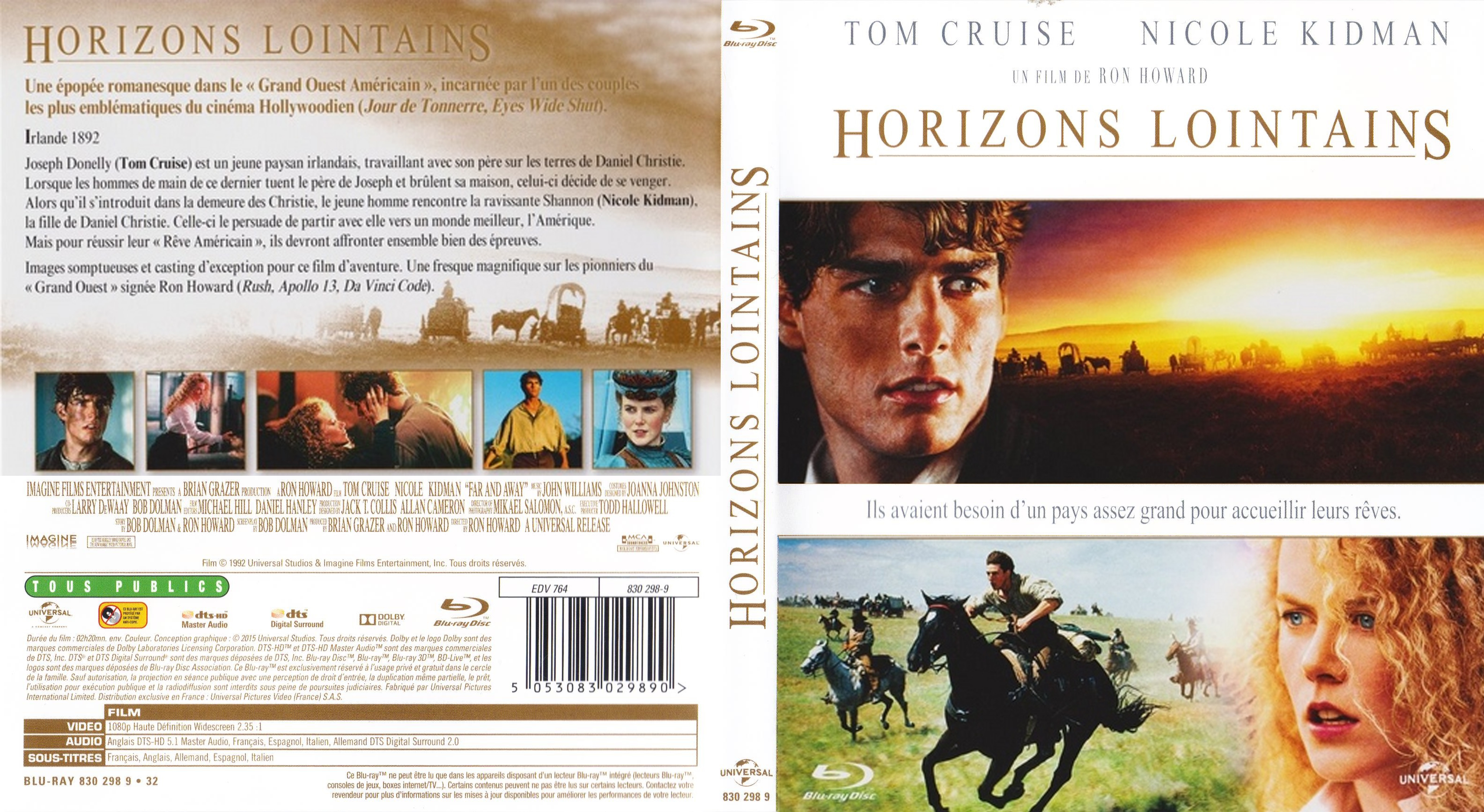 Jaquette DVD Horizons lointains (BLU-RAY)