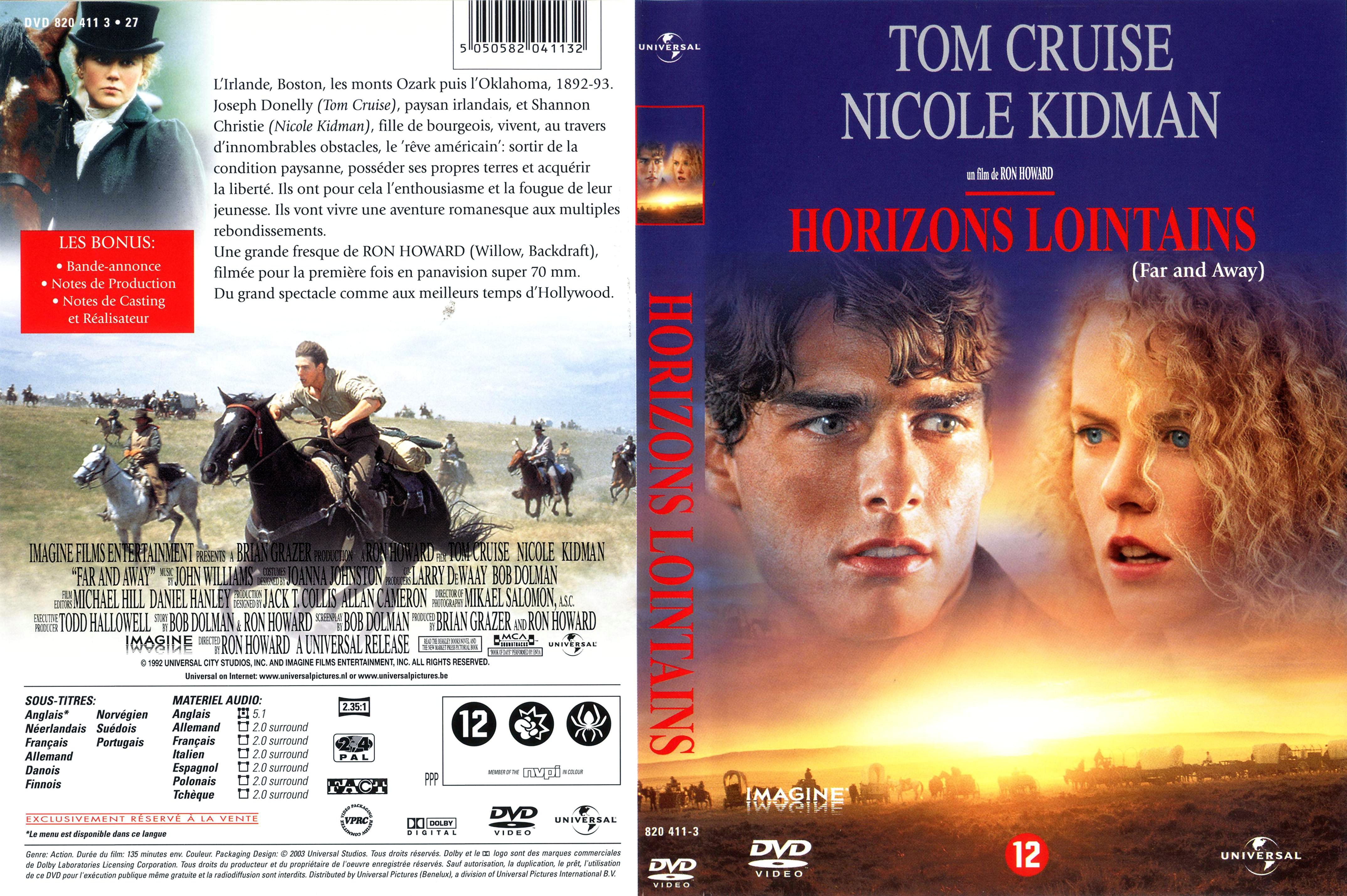 Jaquette DVD Horizons lointains v3