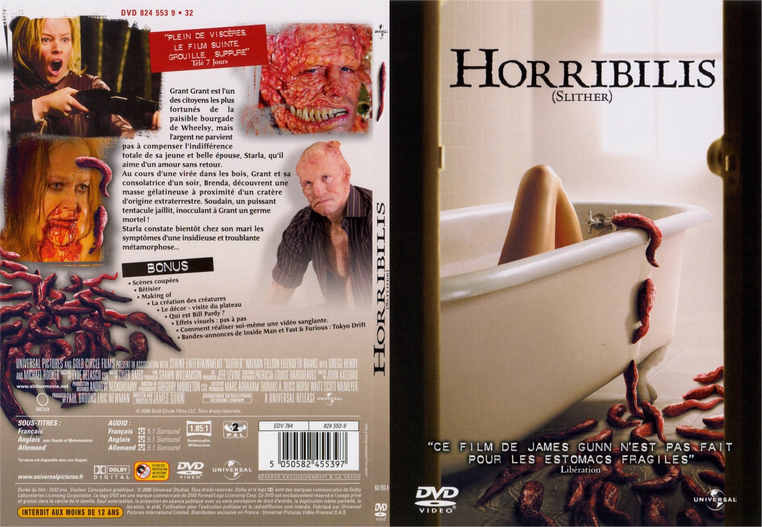 Jaquette DVD Horribilis - SLIM