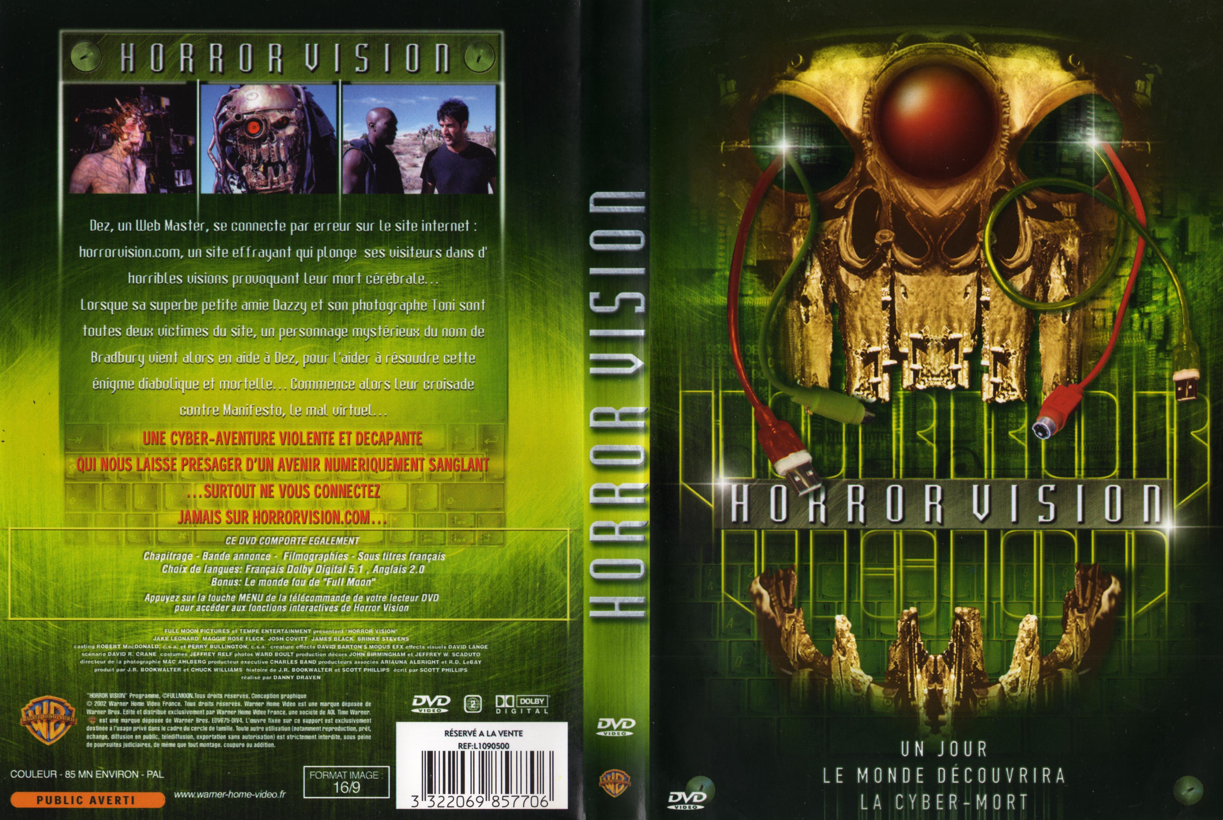 Jaquette DVD Horror vision