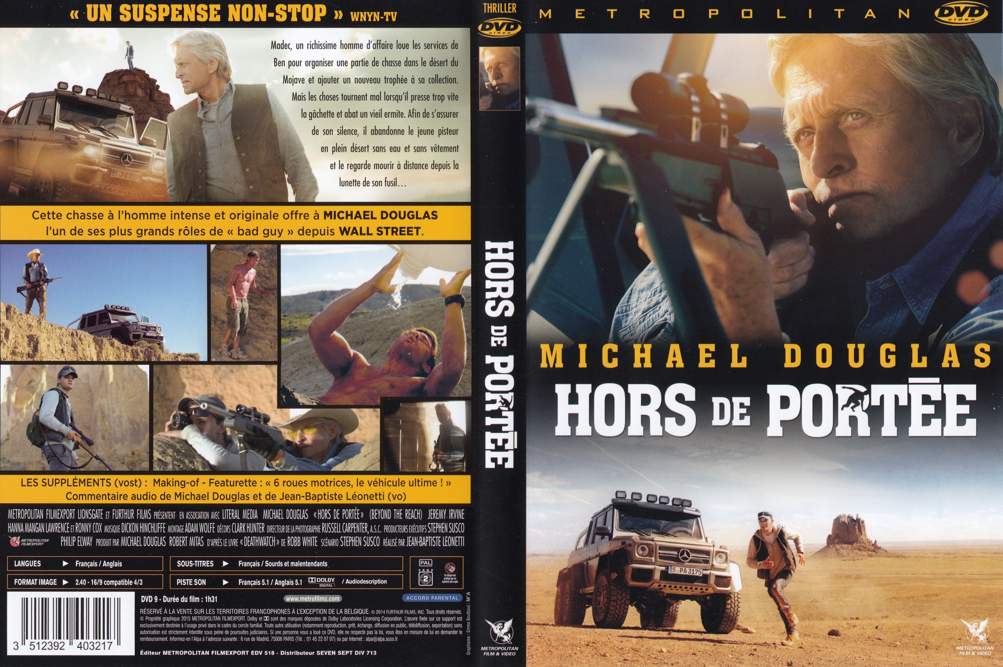 Jaquette DVD Hors de porte (2015)