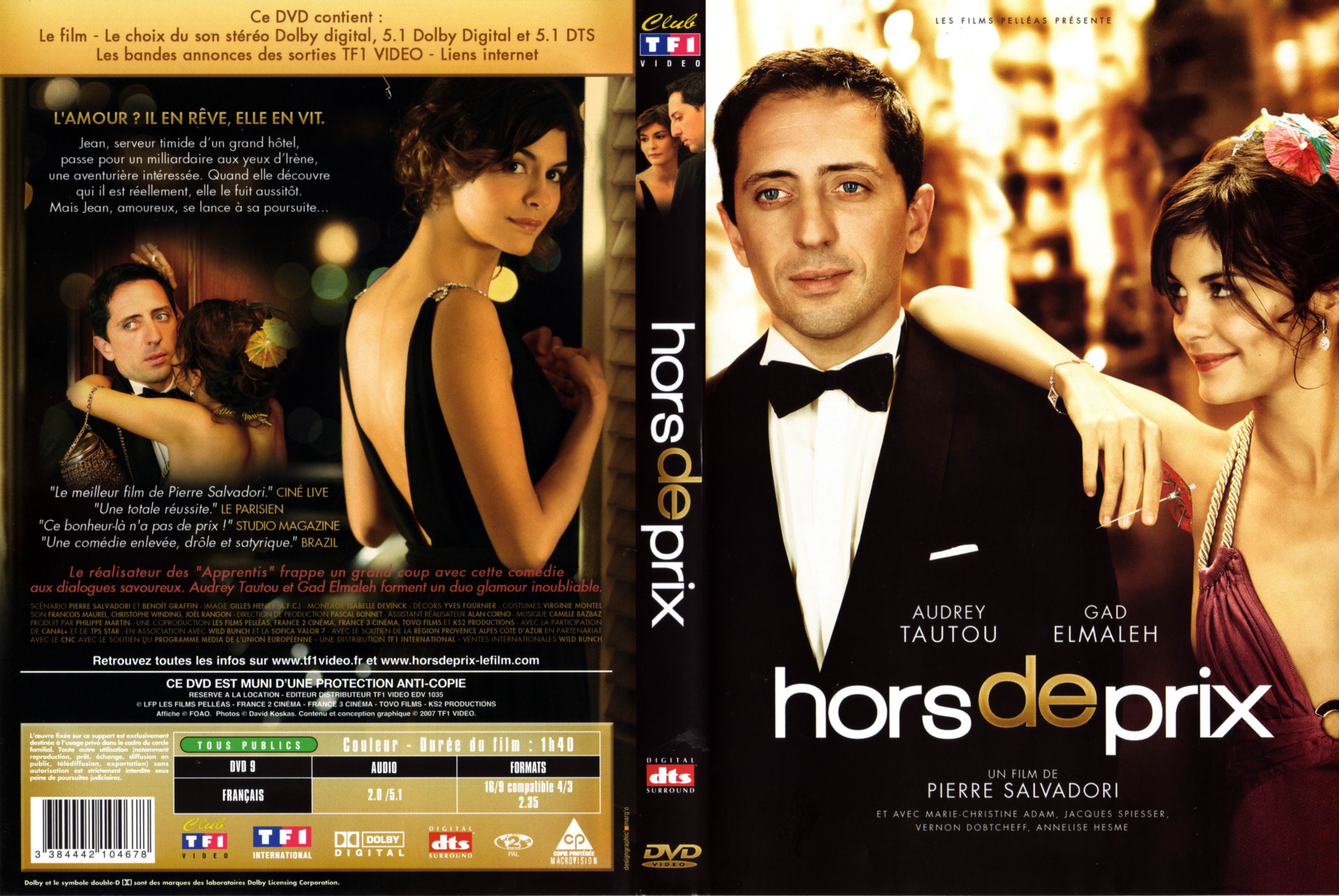 Jaquette DVD Hors de prix