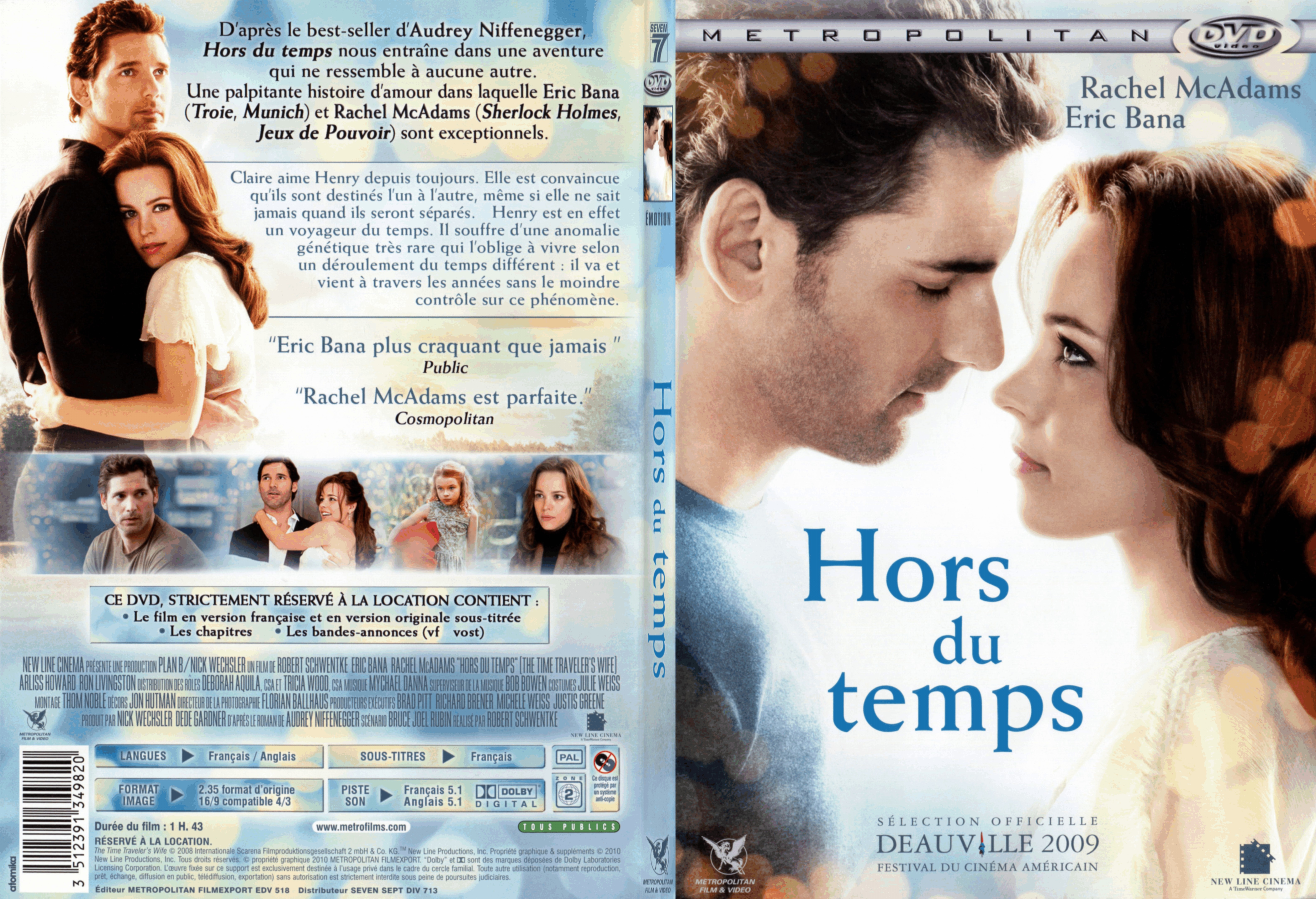 Jaquette DVD Hors du temps - SLIM