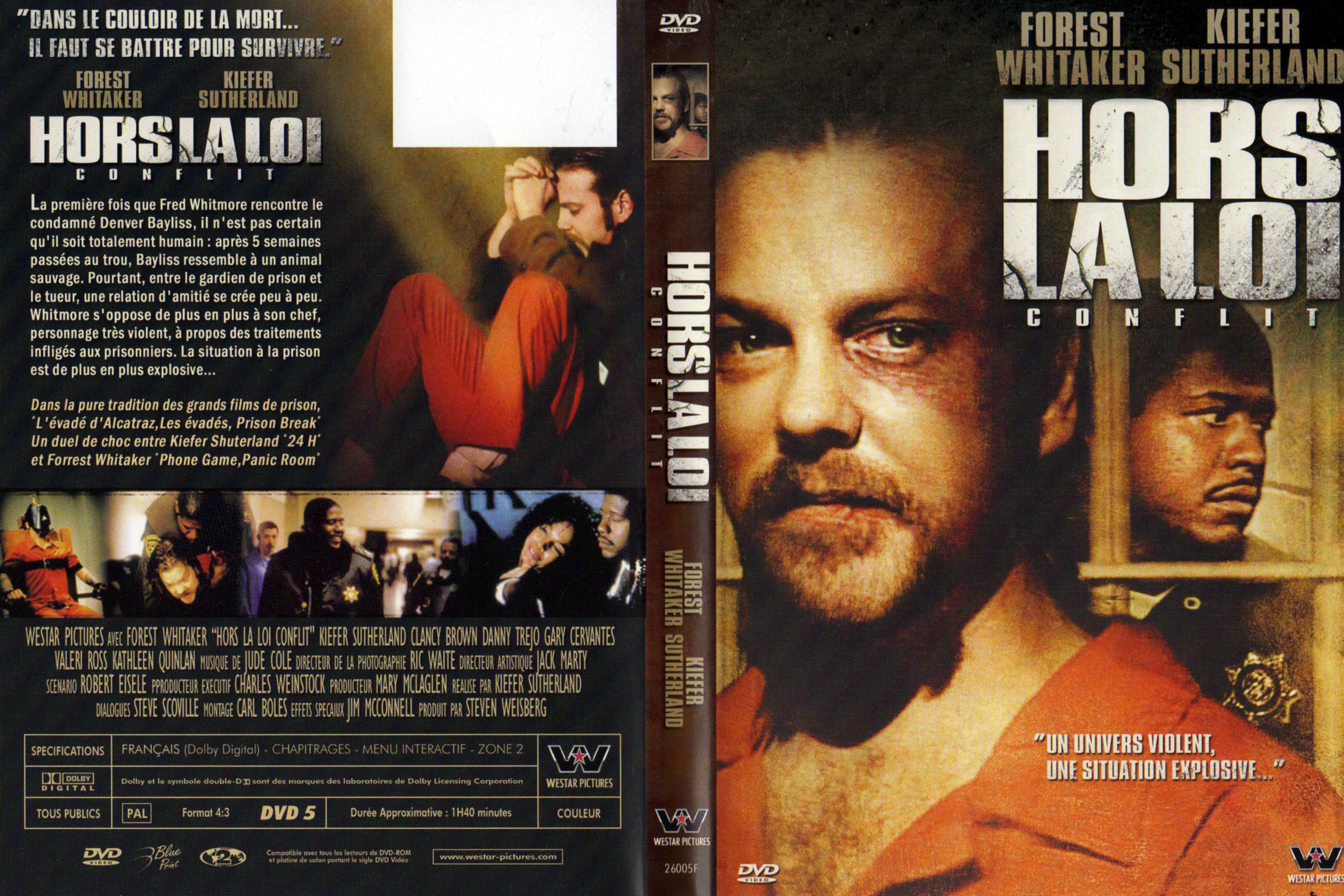 Jaquette DVD Hors la loi - Conflit