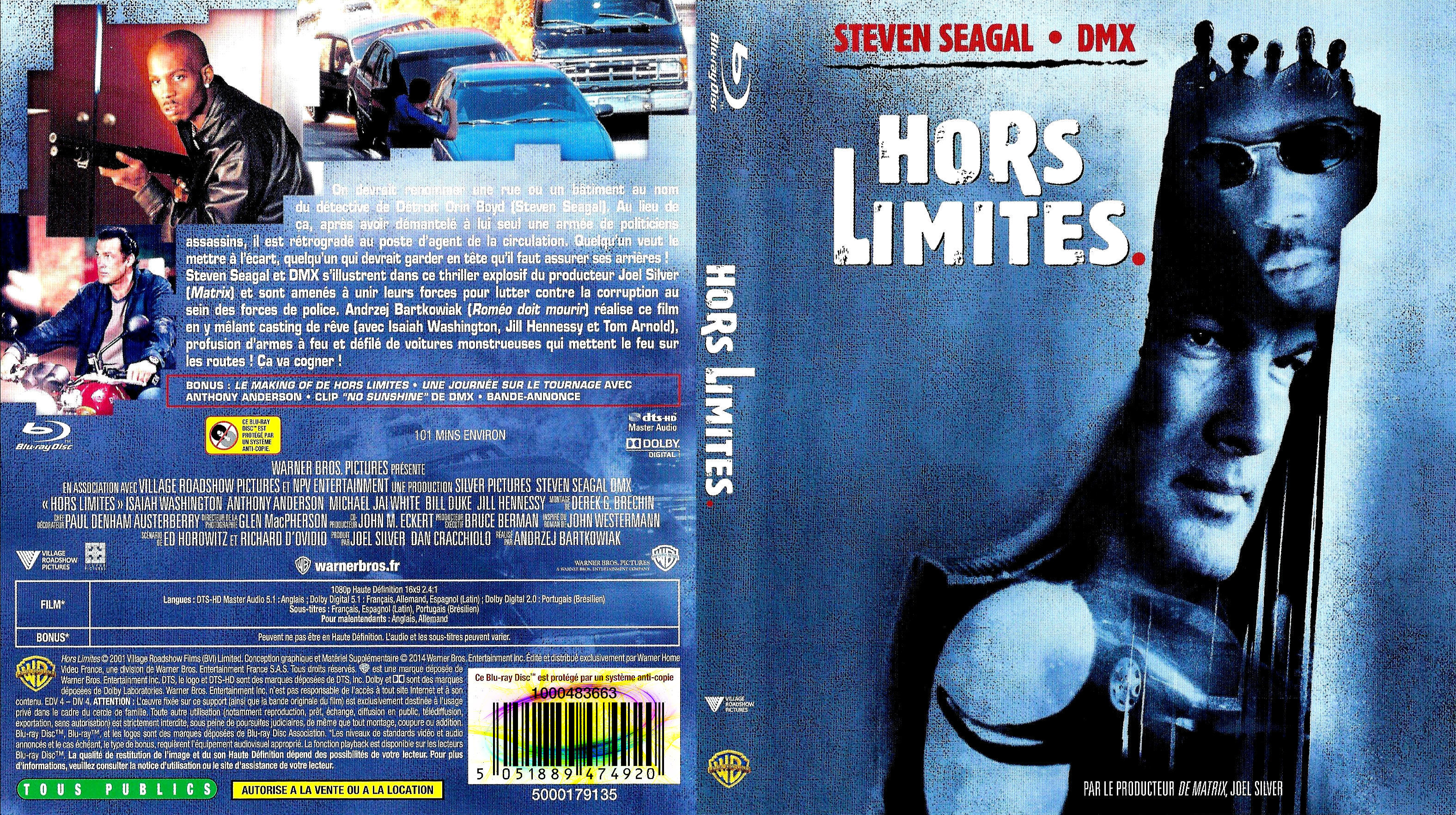 Jaquette DVD Hors limites (BLU-RAY)