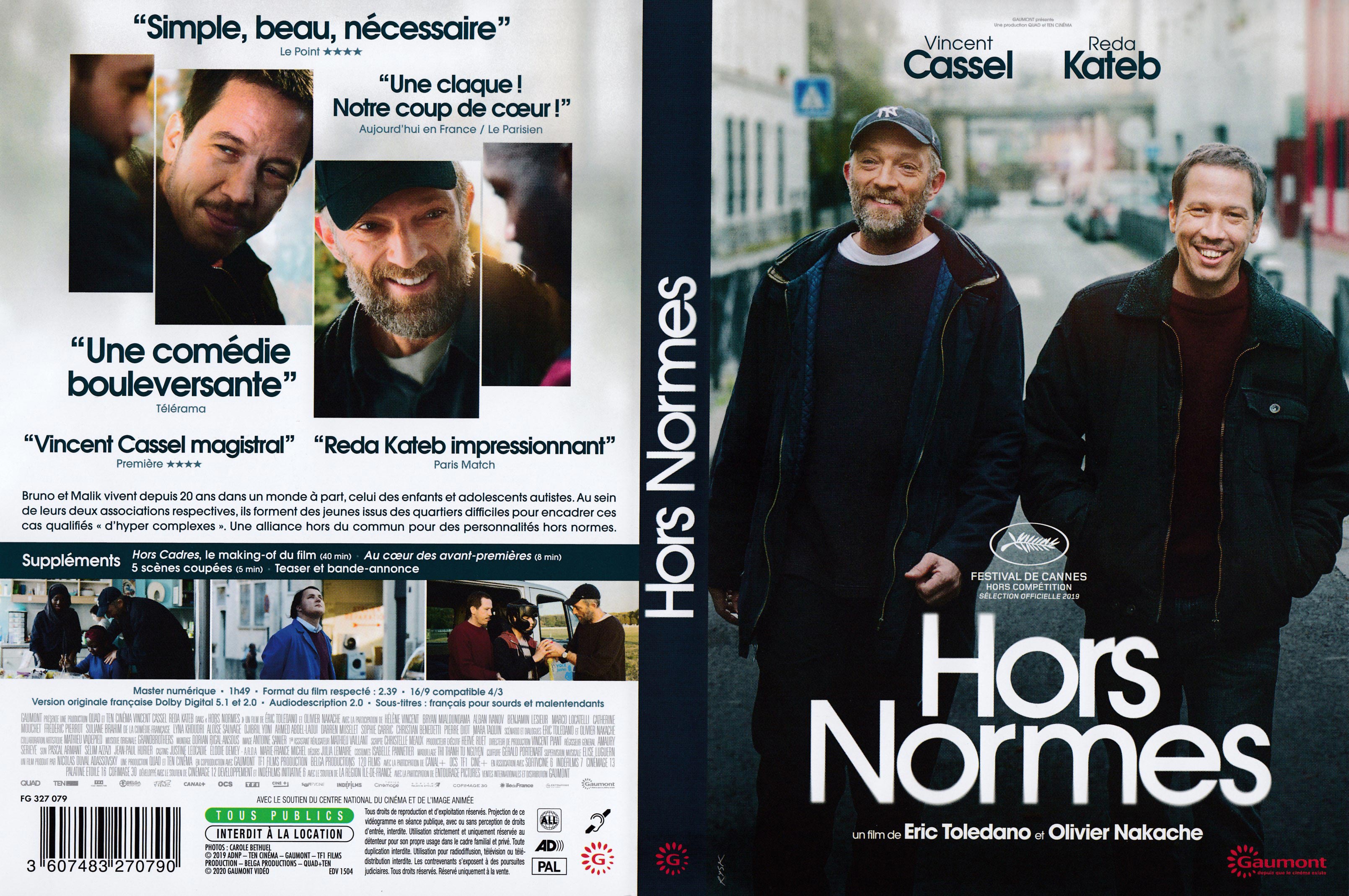 Jaquette DVD Hors normes