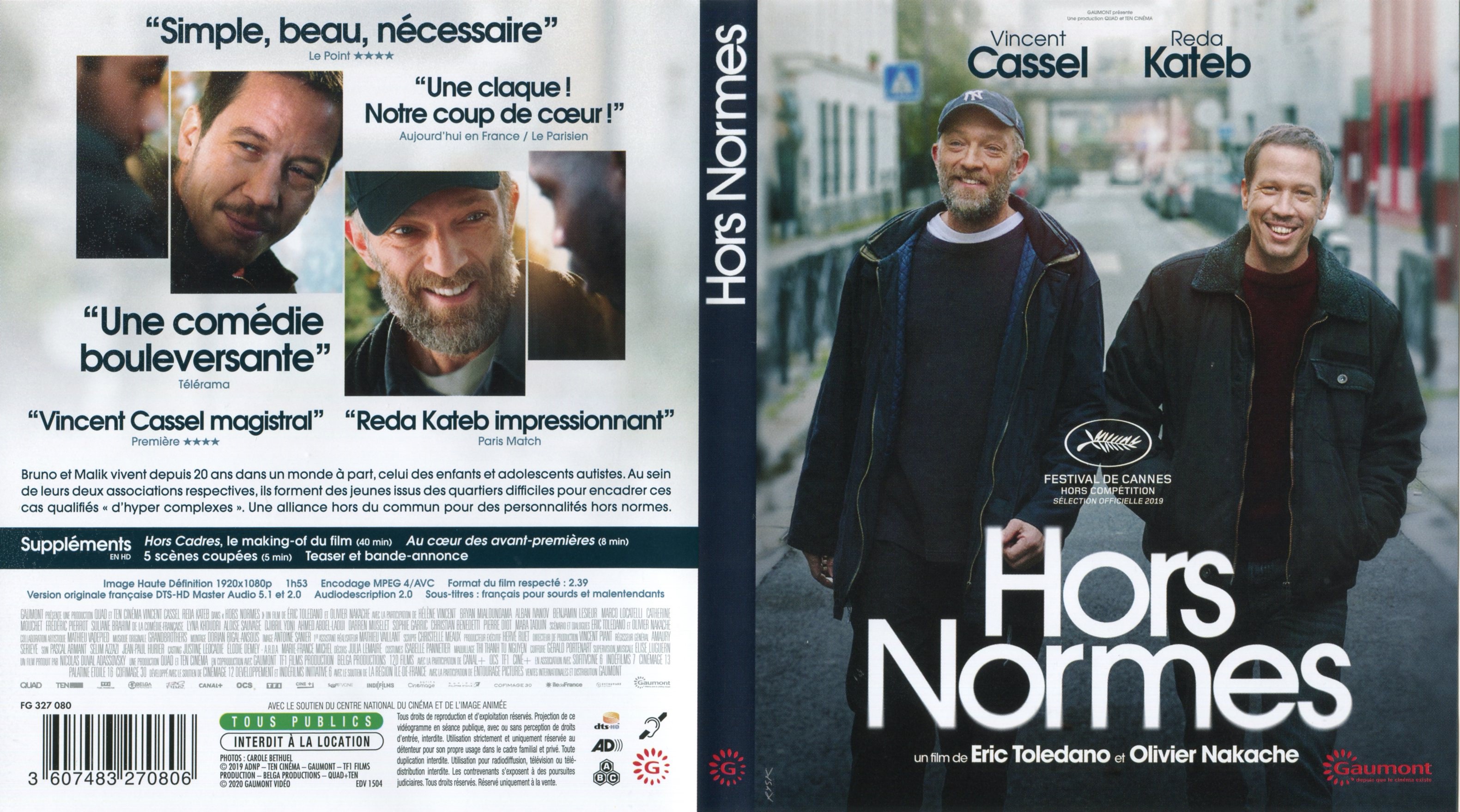 Jaquette DVD Hors normes (BLU-RAY)